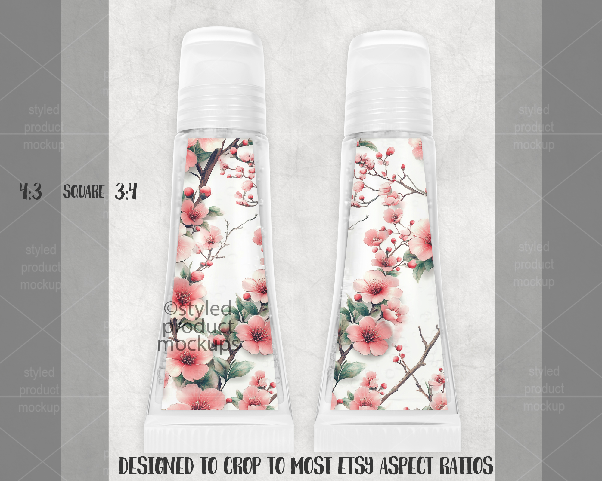 Lip Gloss Label Mockup