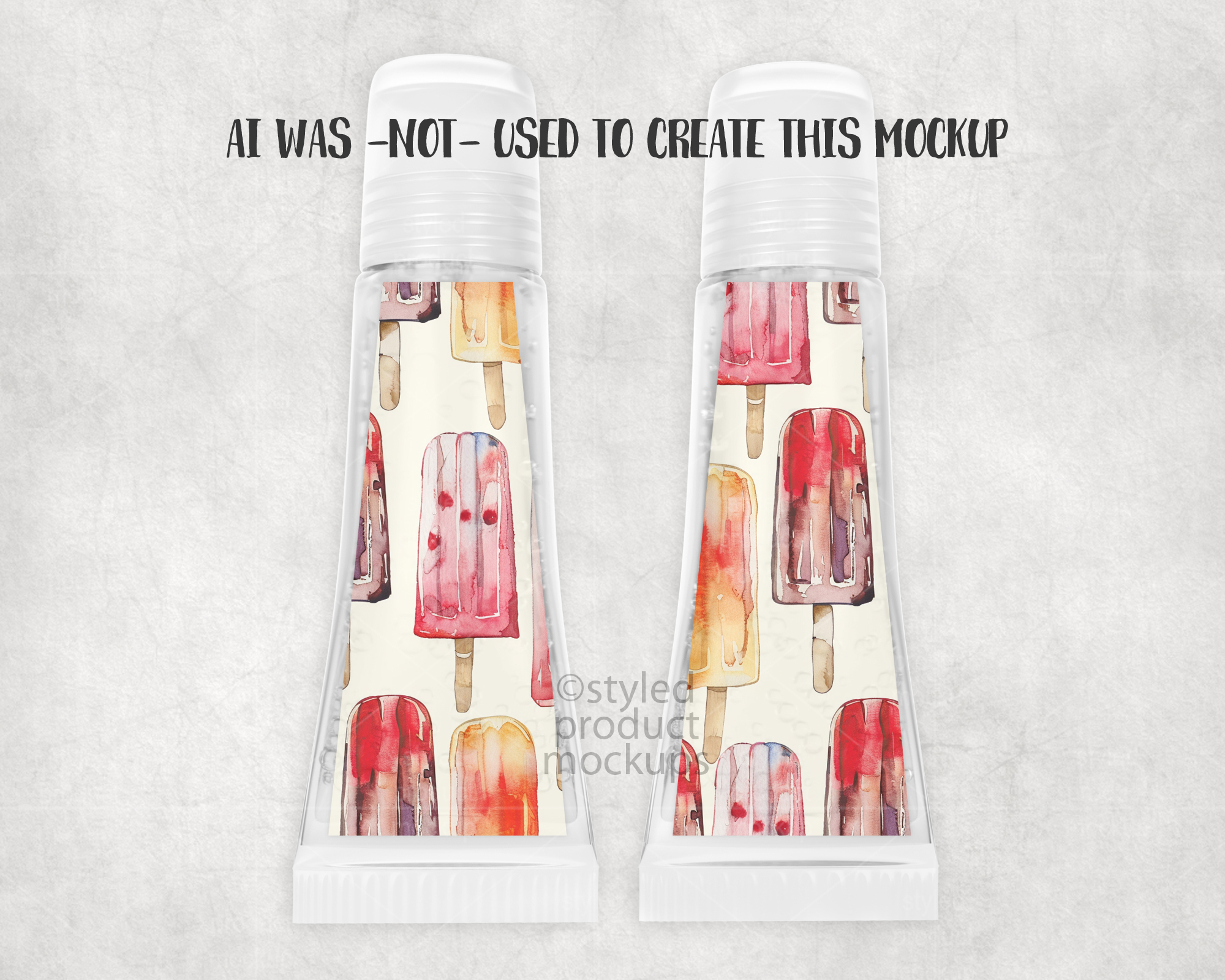 Lip Gloss Label Mockup