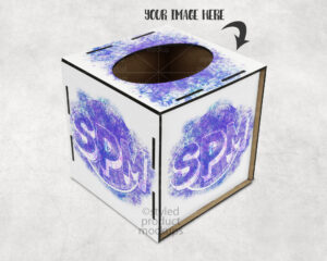 MDF Tissue Box Mockup