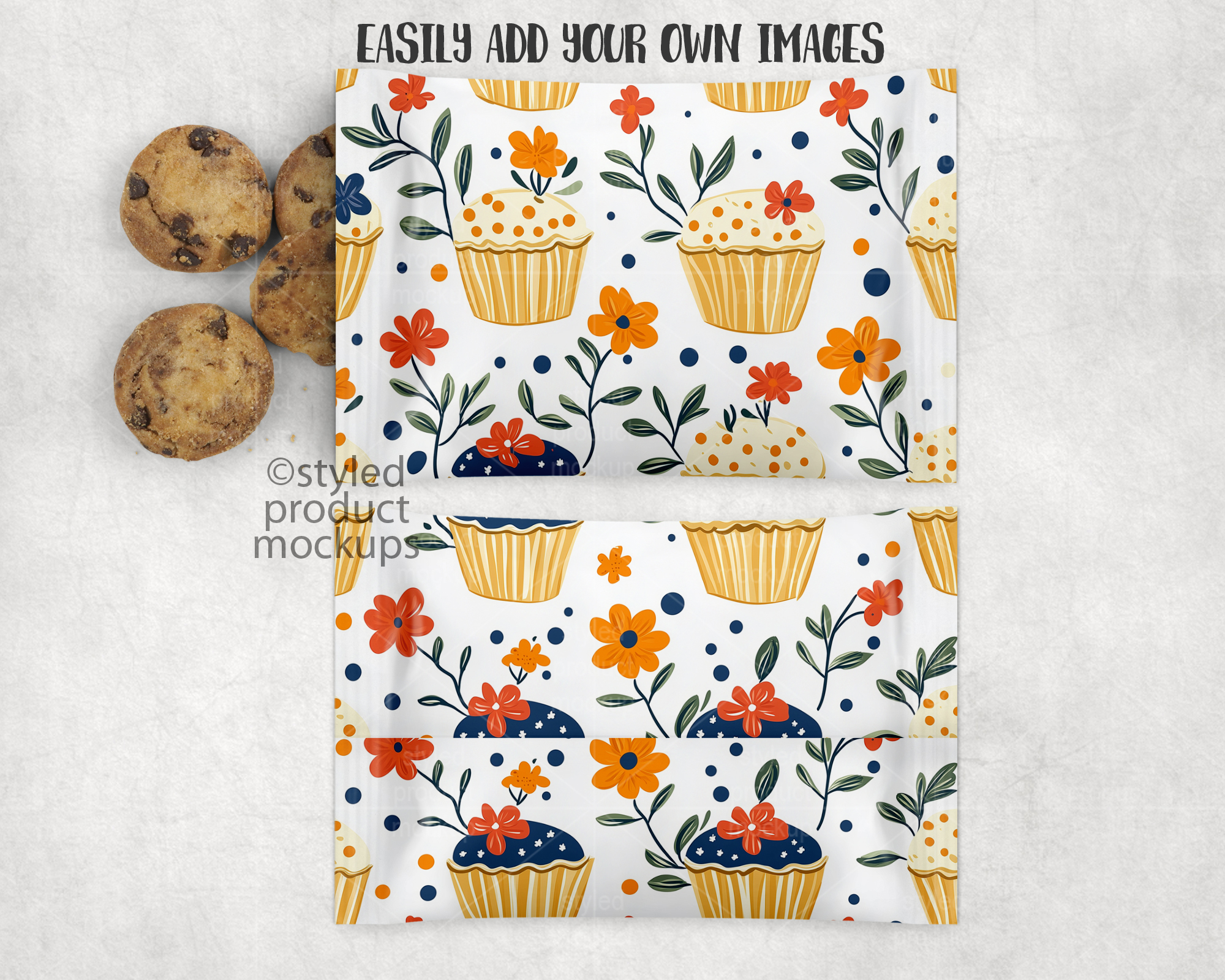 Mini Cookie Wrapper Mockup