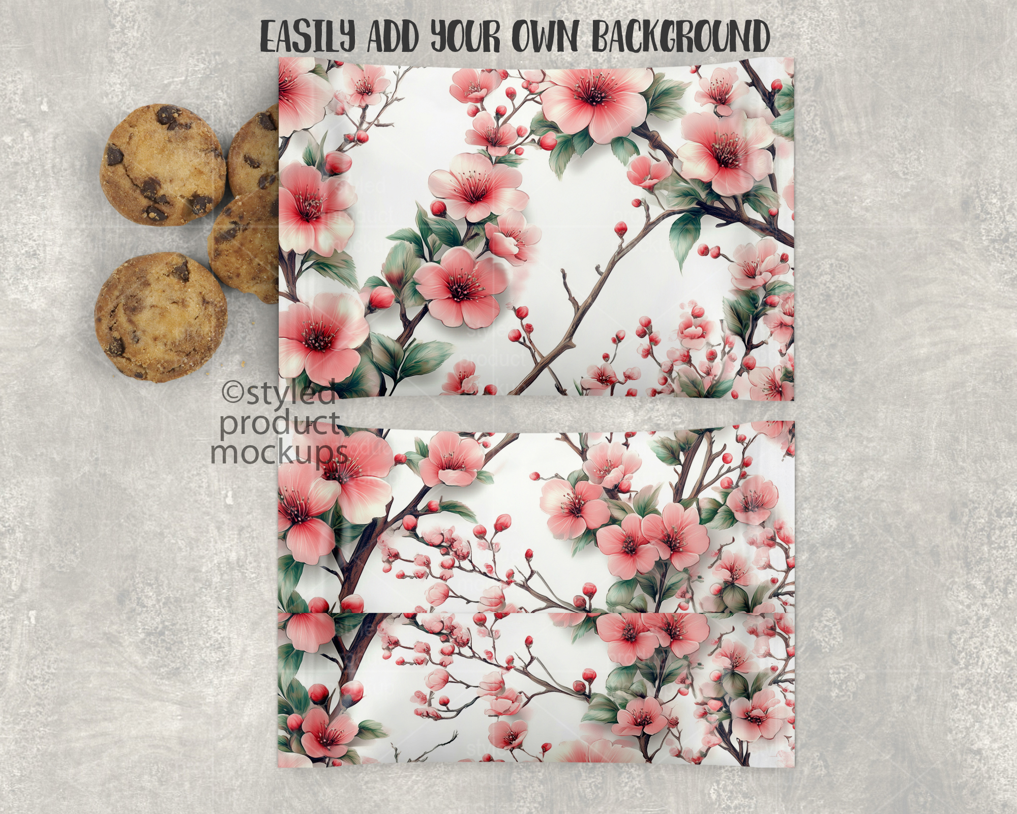 Mini Cookie Wrapper Mockup