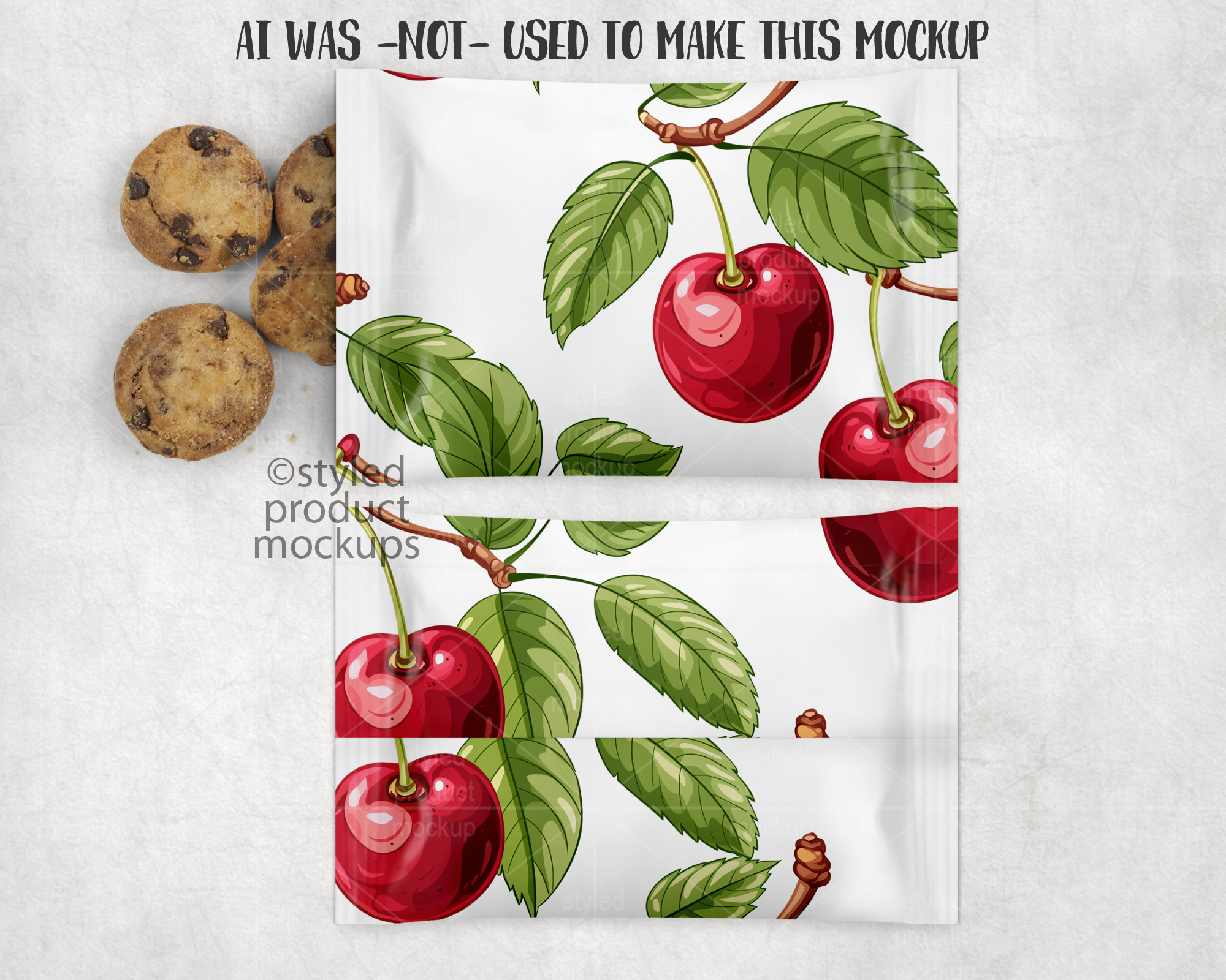 Mini Cookie Wrapper Mockup