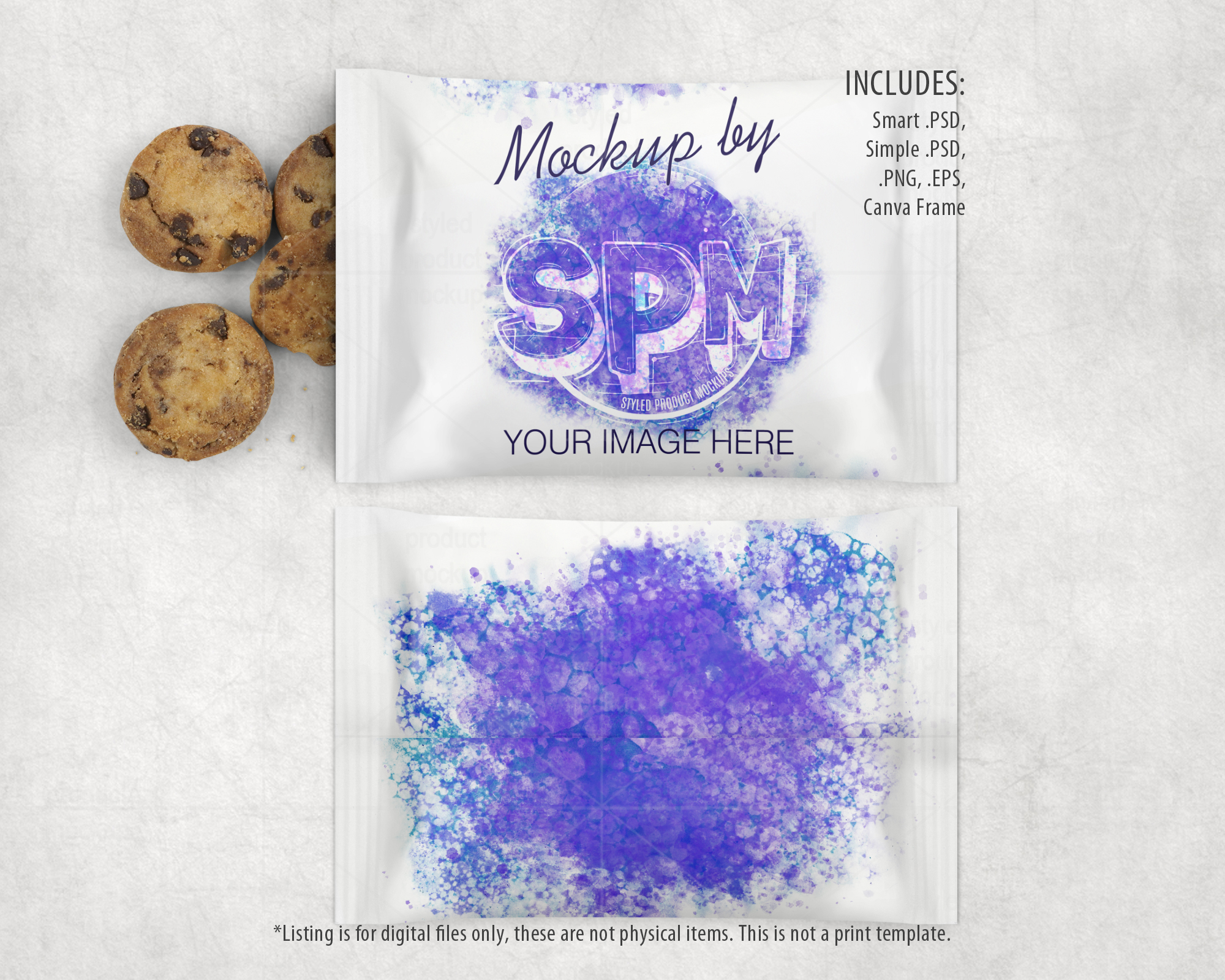 Mini Cookie Wrapper Mockup