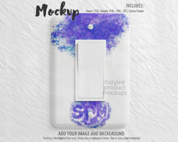 Rocker Switch Cover Mockup