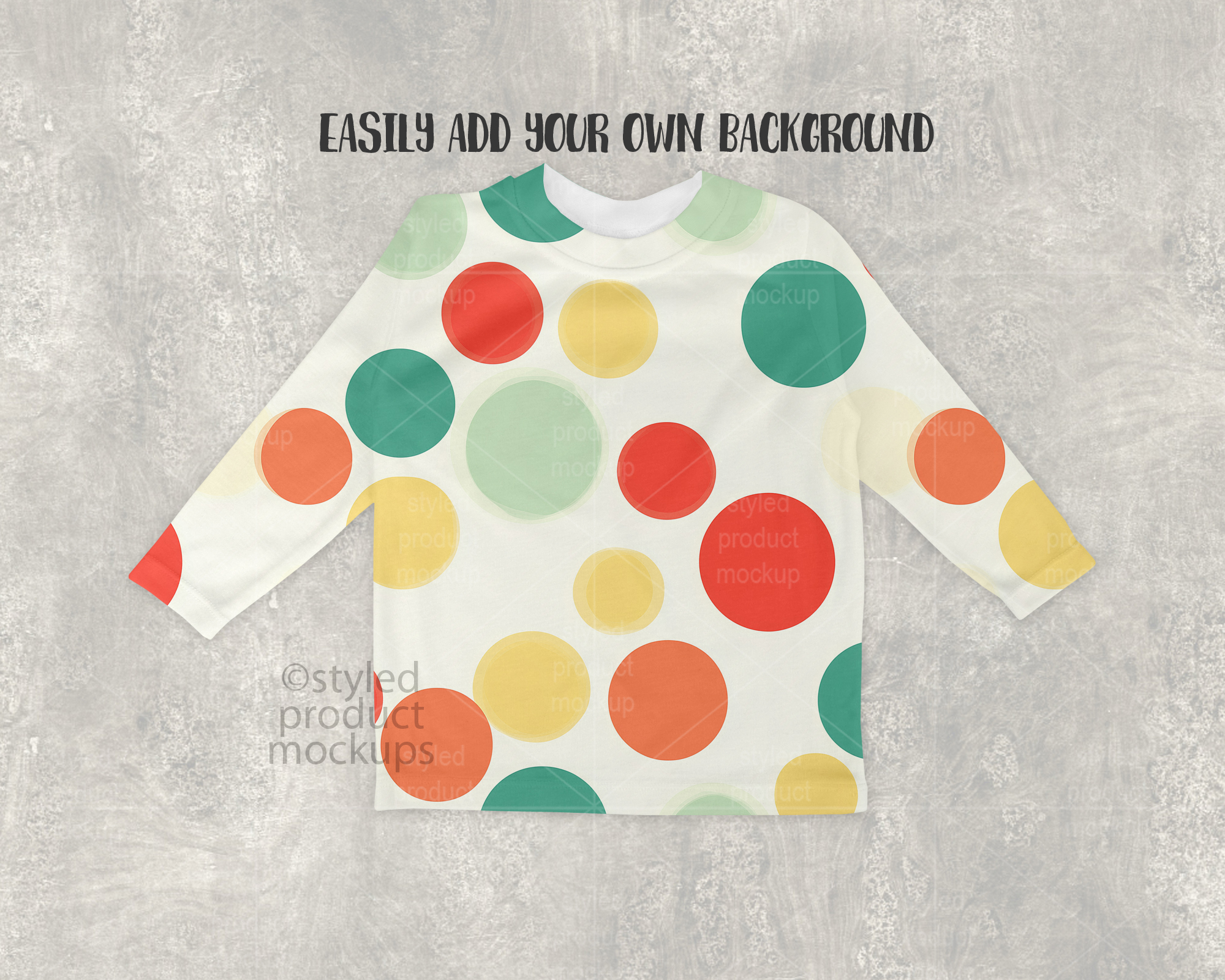 Baby Pullover Shirt Mockup