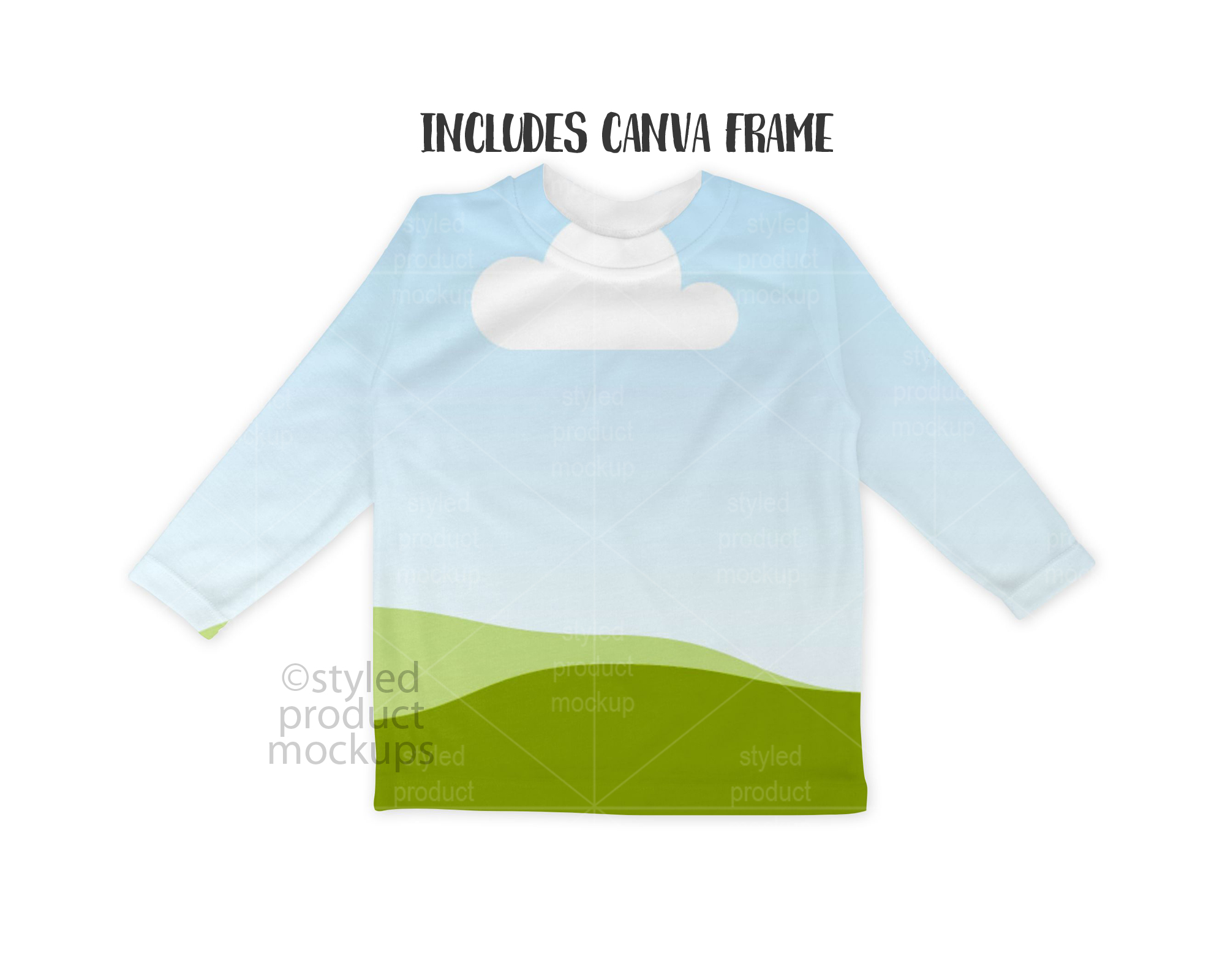 Baby Pullover Shirt Mockup