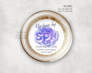 Drink Topper Mockup