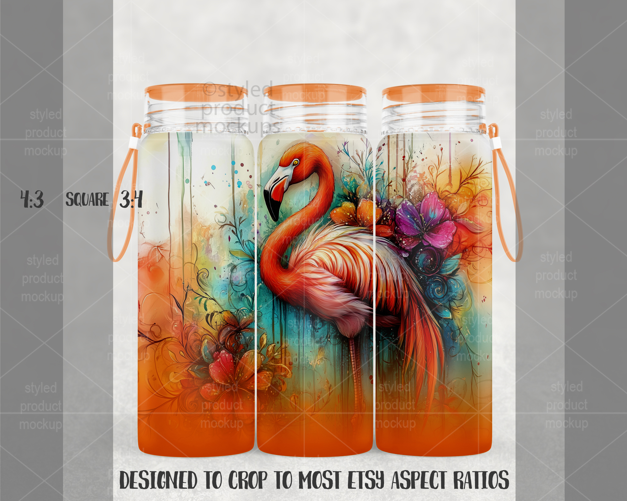 17oz Frosted Tumbler Mockup