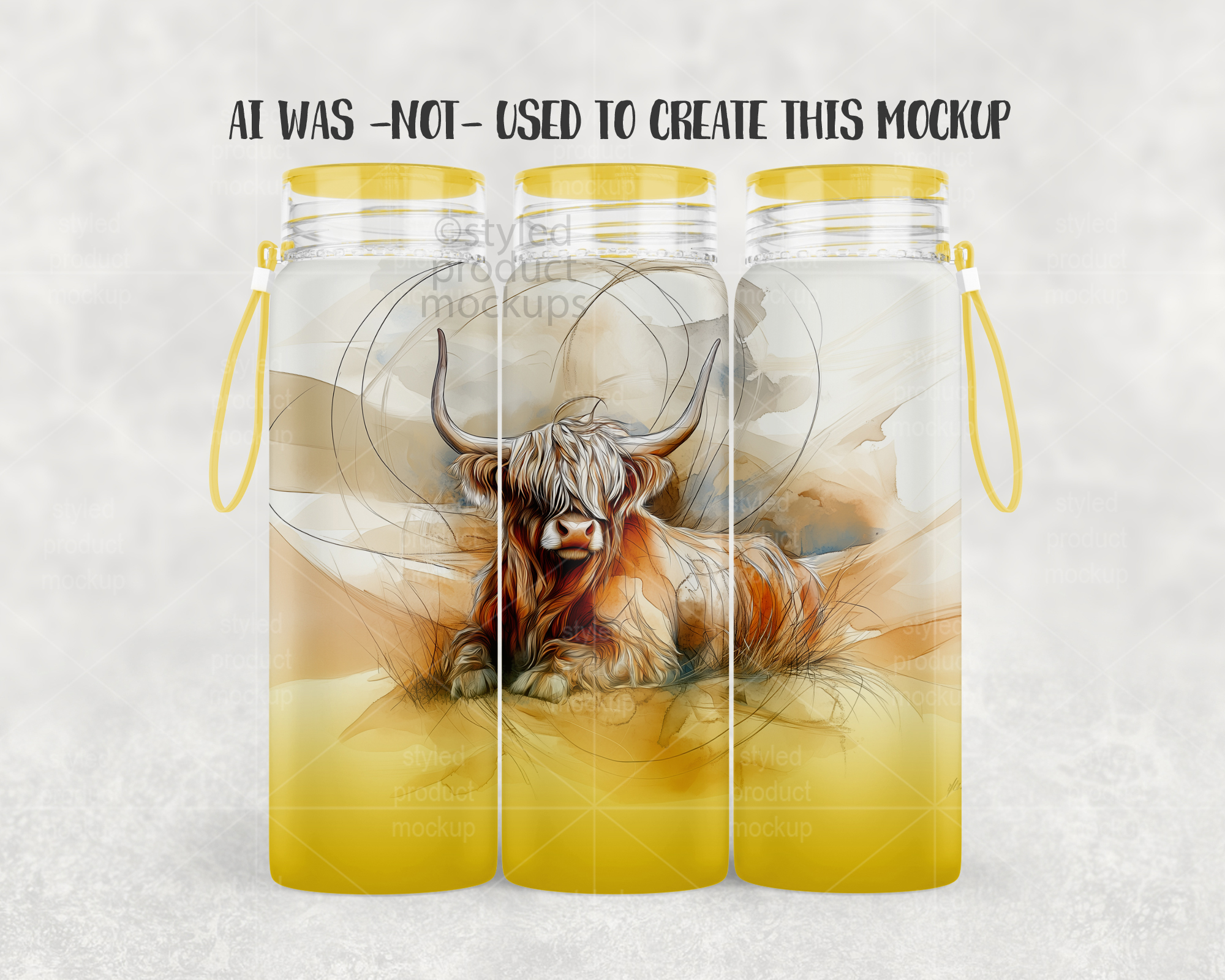 17oz Frosted Tumbler Mockup