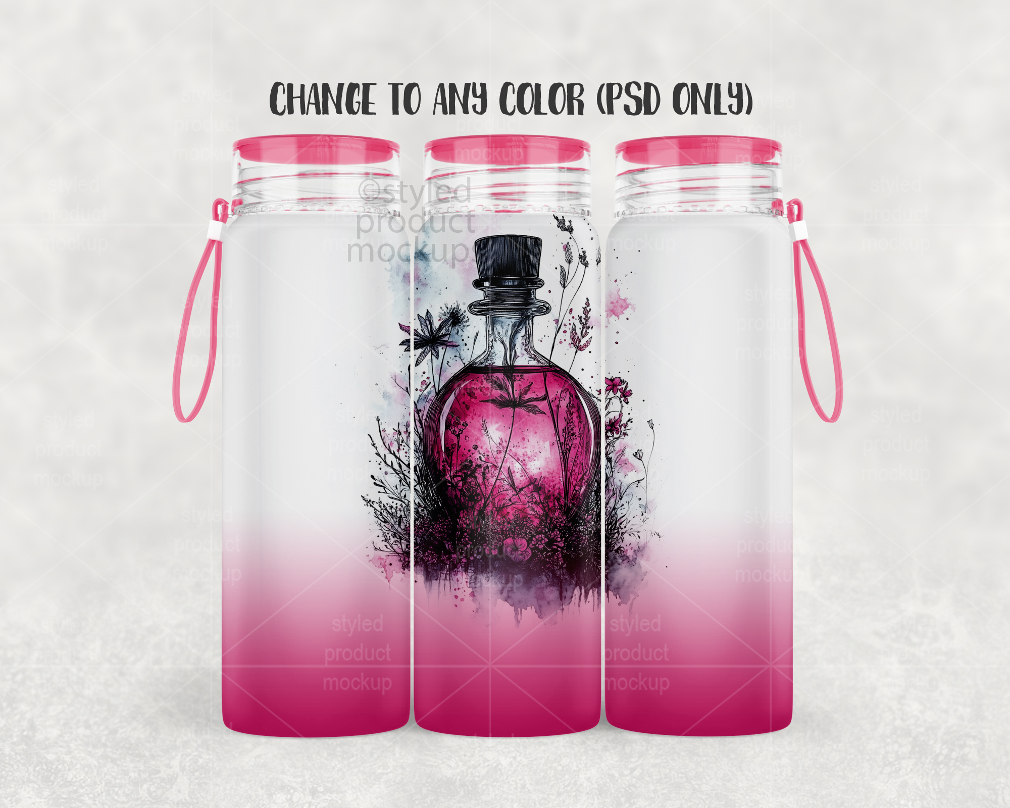 17oz Frosted Tumbler Mockup