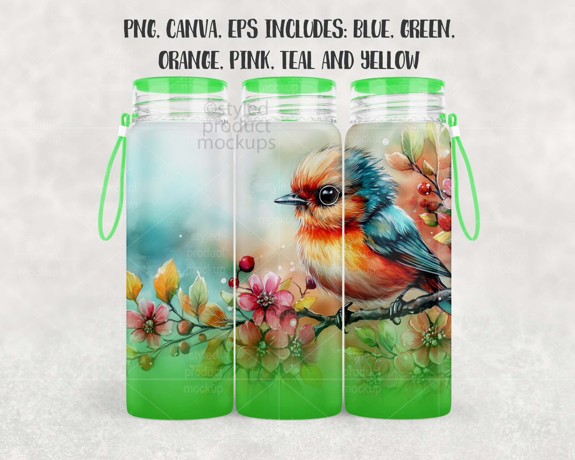 17oz Frosted Tumbler Mockup