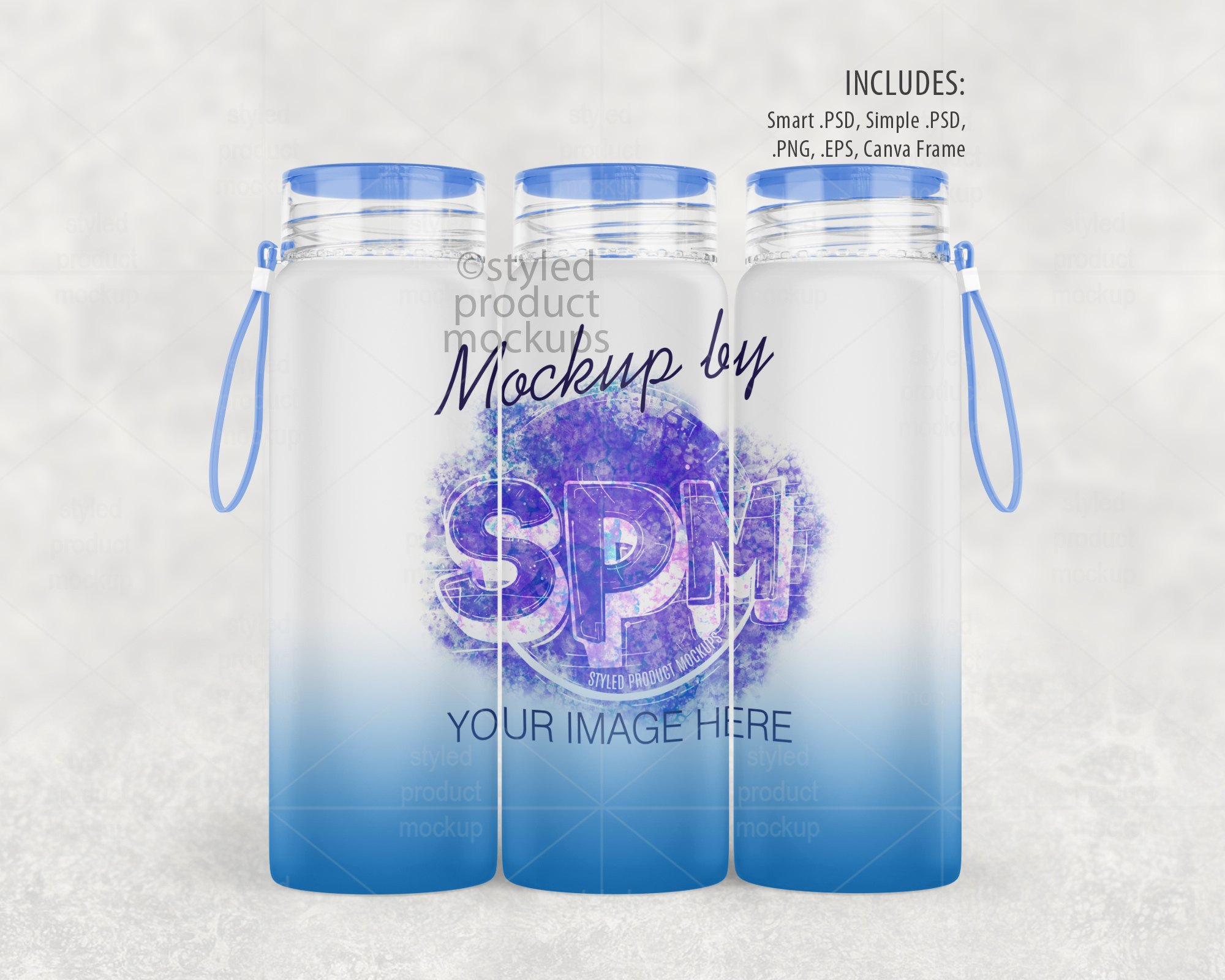 17oz Frosted Tumbler Mockup