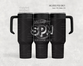 40oz Laser Tumbler Mockup