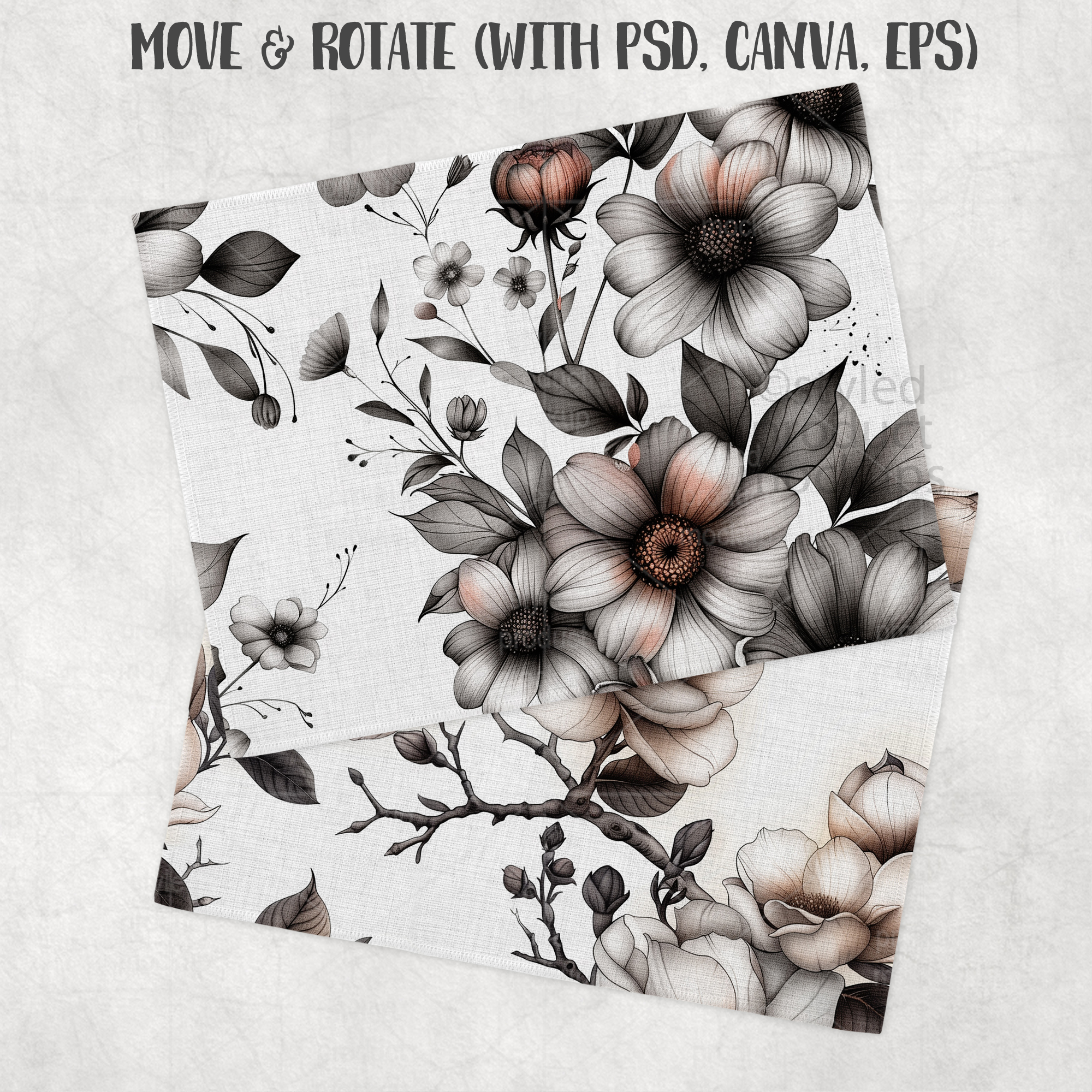12x16 Linen Placemat Mockup