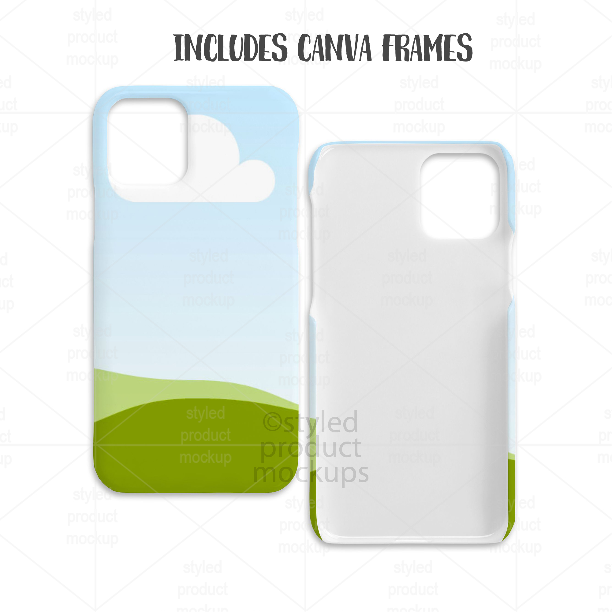 3D iPhone 11 Case Mockup