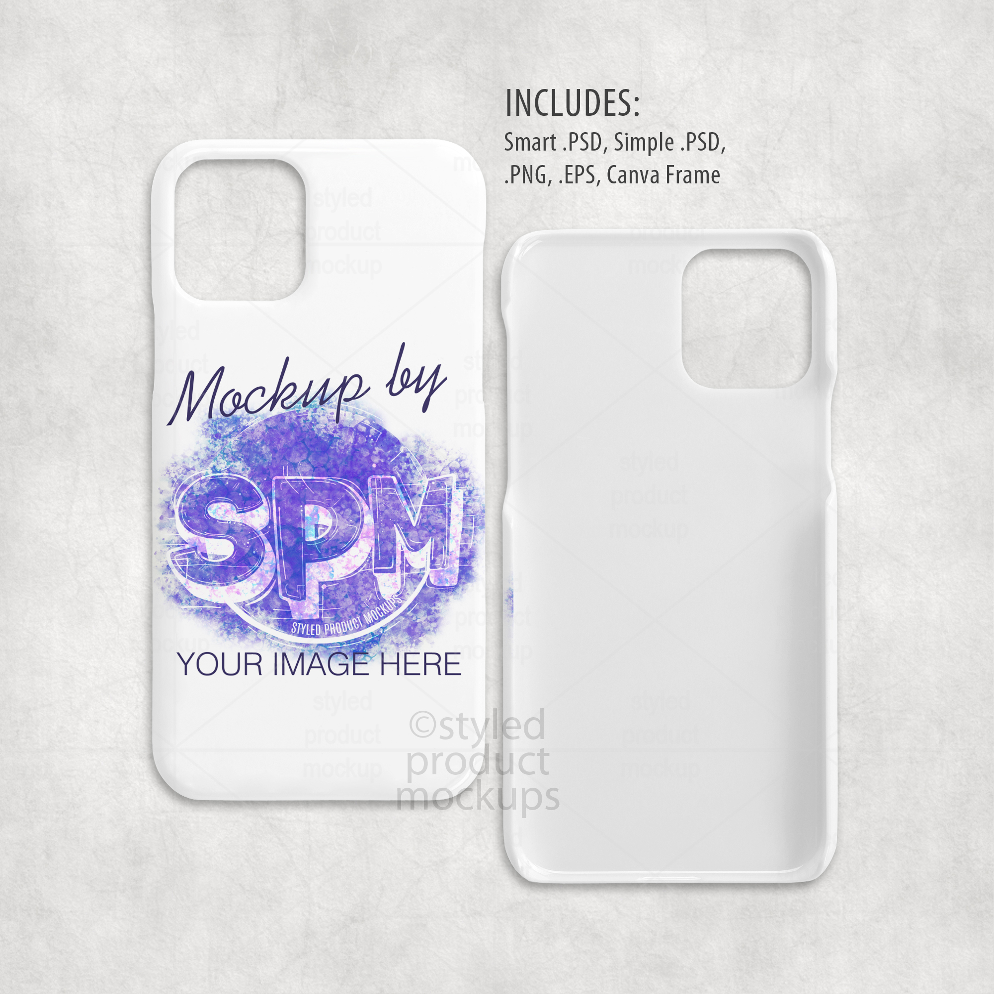 3D iPhone 11 Case Mockup
