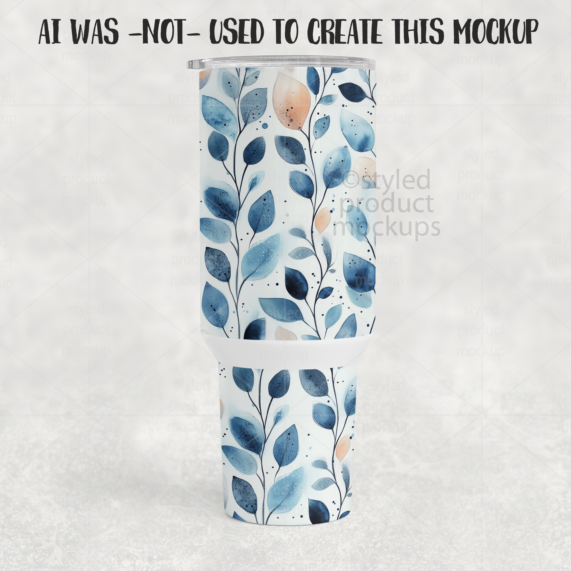 40oz Tumbler Without Handle Mockup
