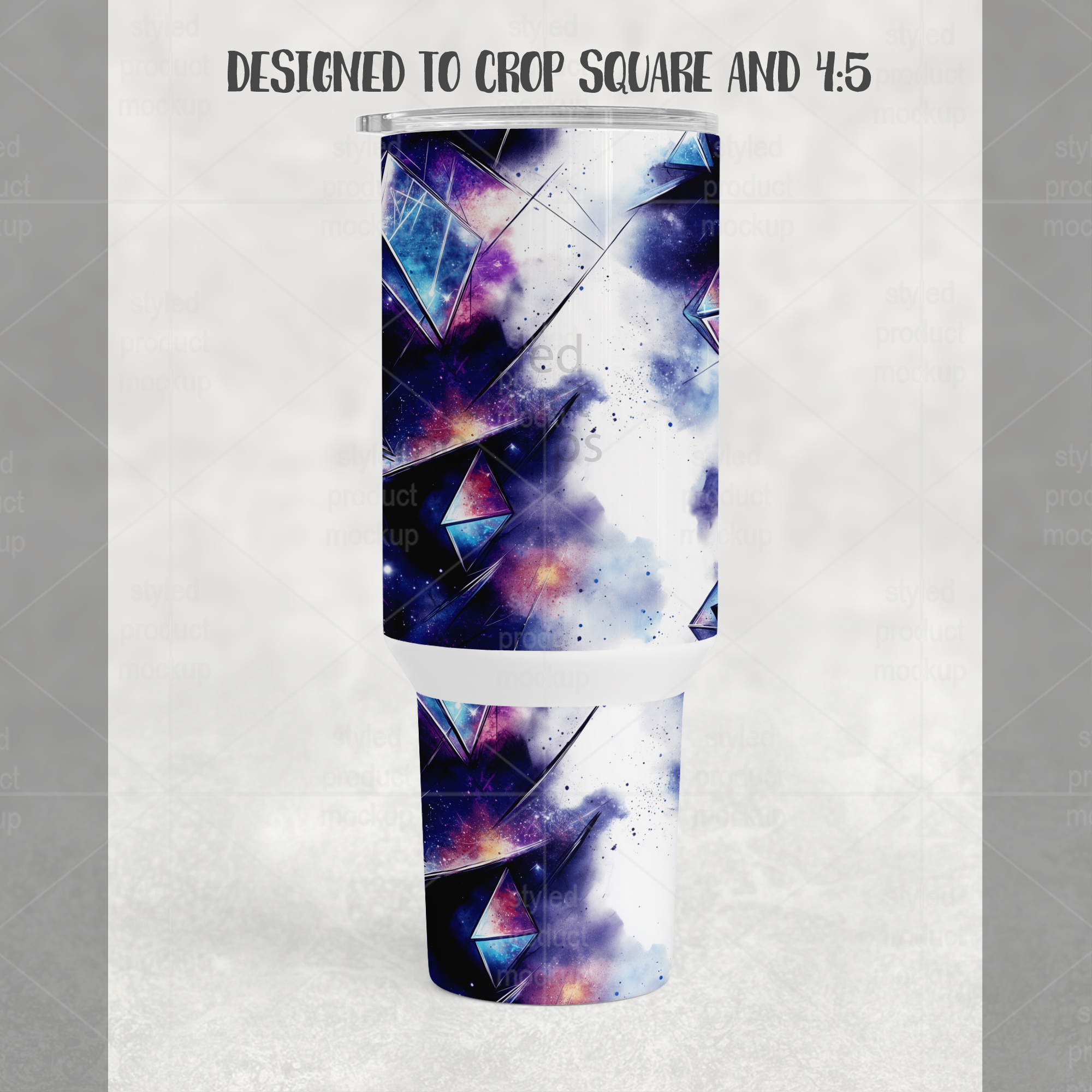 40oz Tumbler Without Handle Mockup