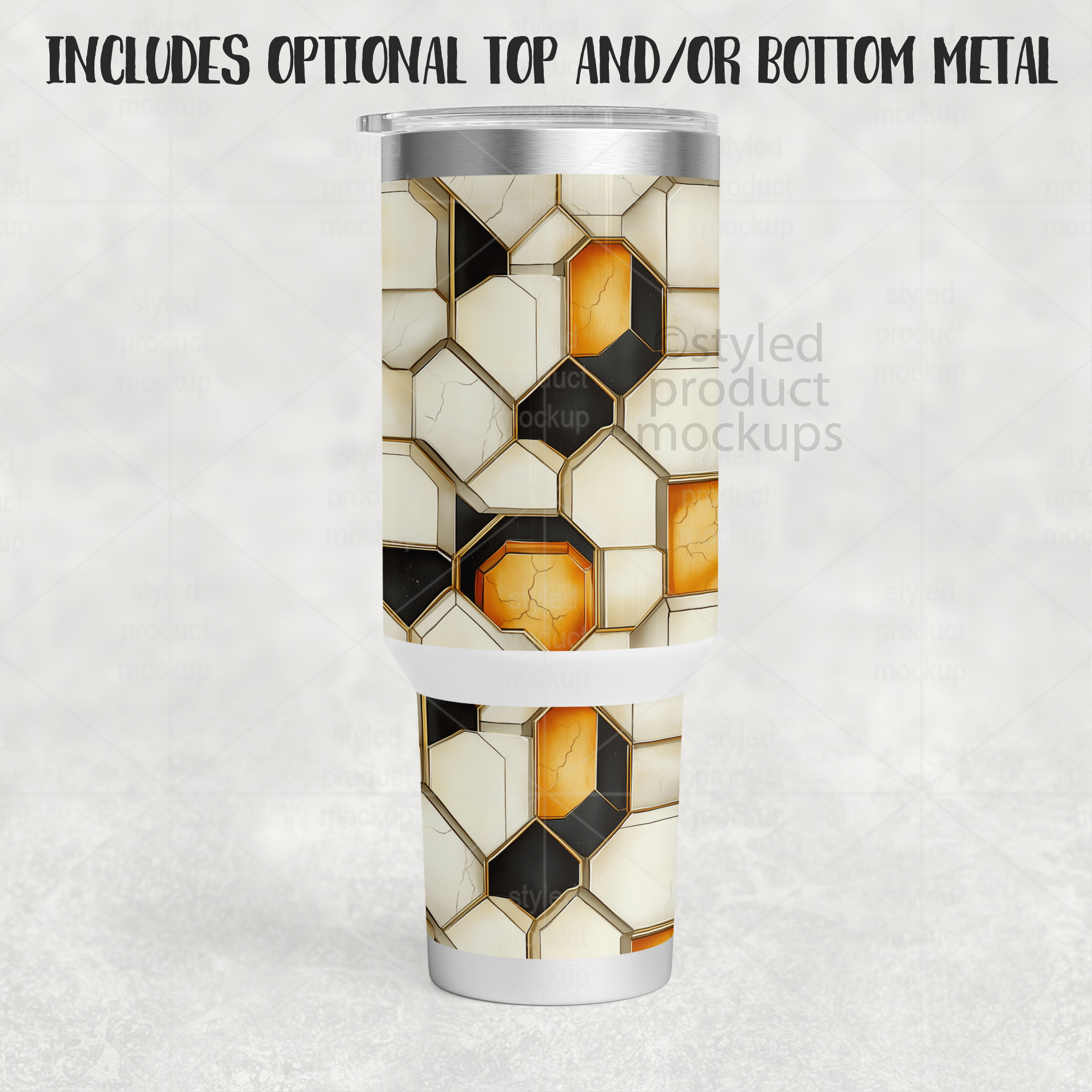 40oz Tumbler Without Handle Mockup