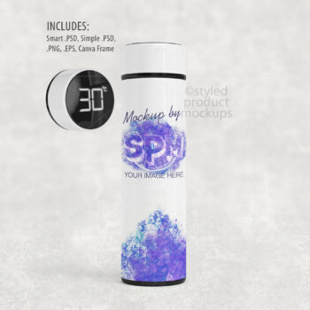 Smart Tumbler with LED Lid Mockup