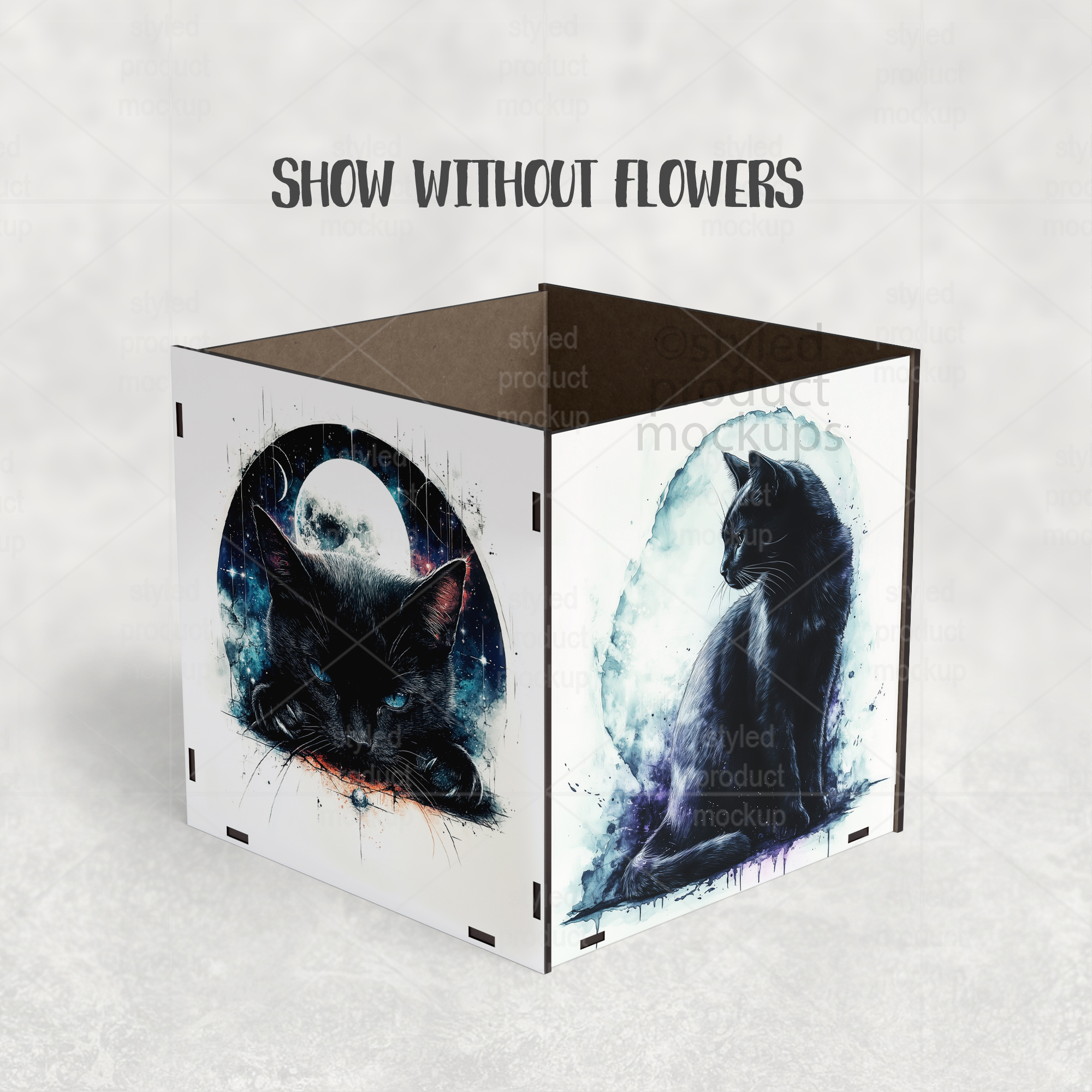 Sublimation Centerpiece Box Mockup