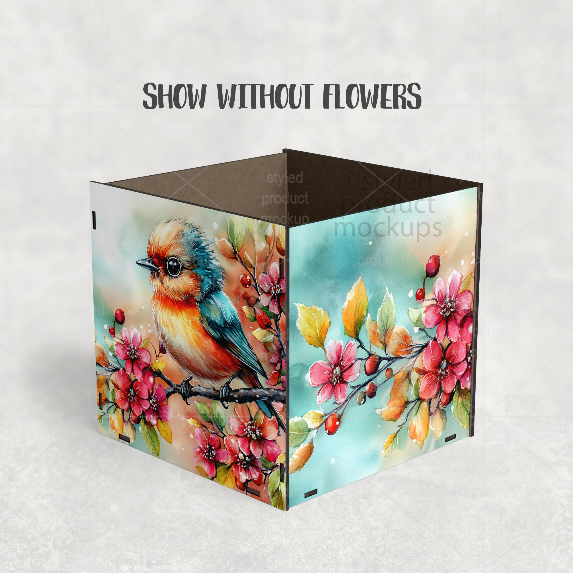 Sublimation Centerpiece Box Mockup
