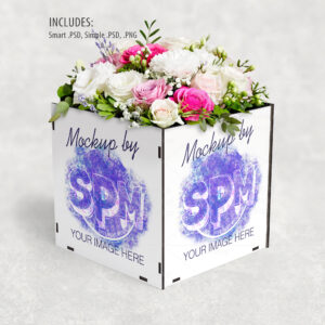 Sublimation Centerpiece Box Mockup