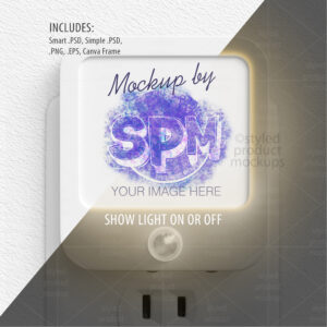Sublimation Night Light Mockup