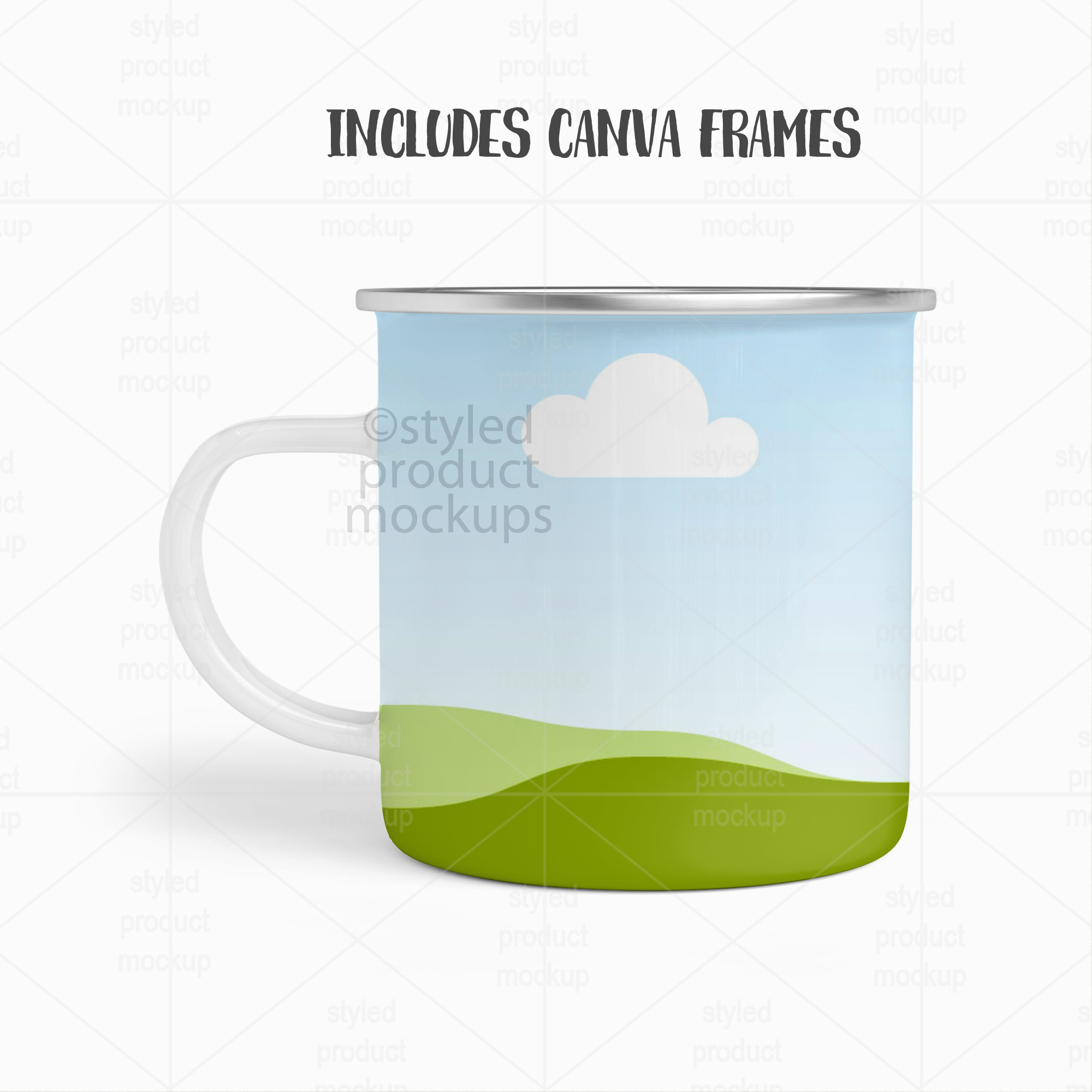 11oz camp mug Mockup