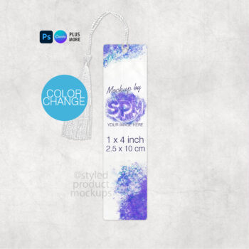 1x4 Bookmark Mockup