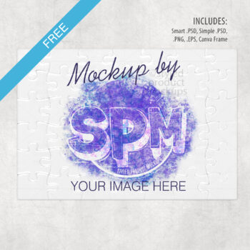 Free Puzzle Mockup