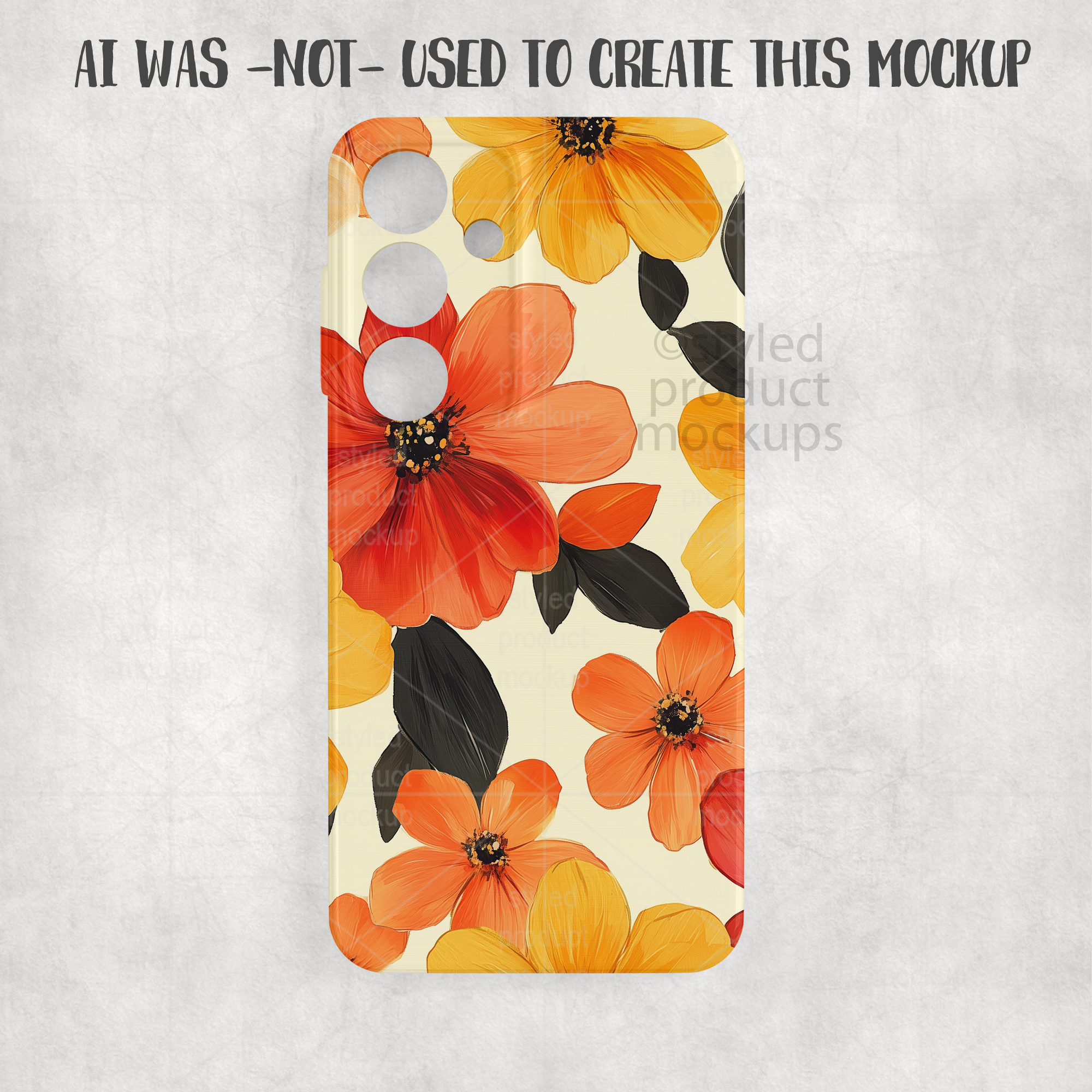 Samsung Galaxy S23 FE 3D Phone Case Mockup