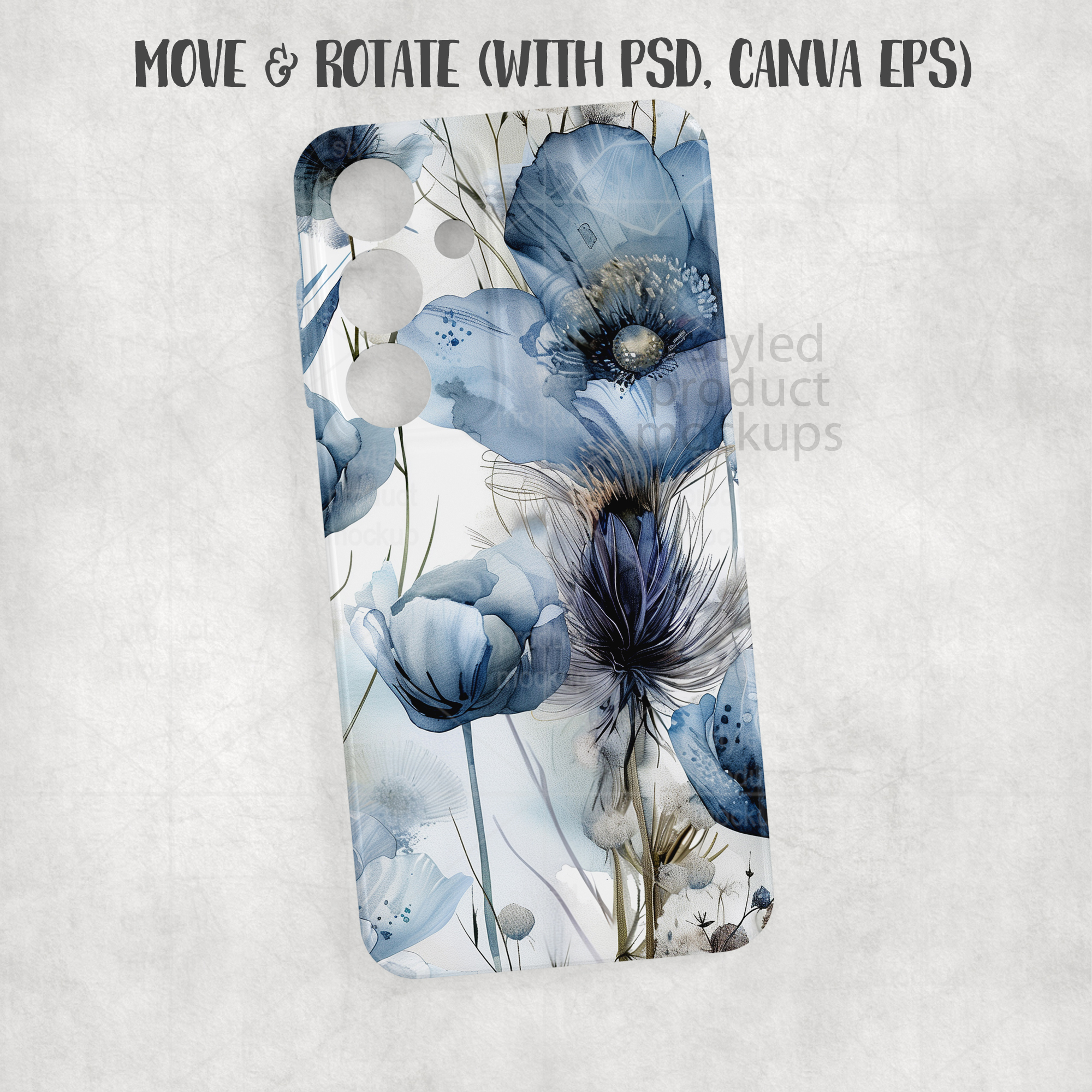 Samsung Galaxy S23 FE 3D Phone Case Mockup