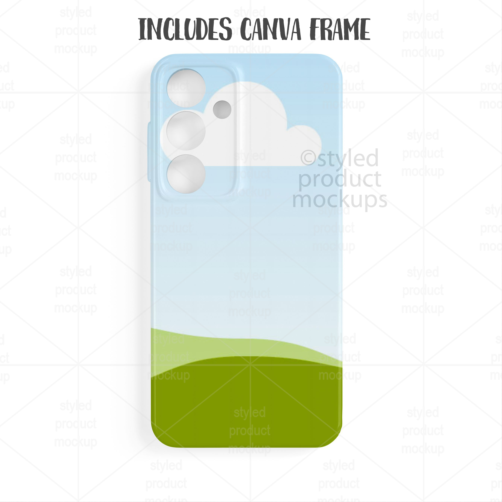 Samsung Galaxy S23 FE 3D Phone Case Mockup