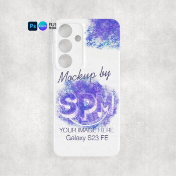Samsung Galaxy S23 FE 3D Phone Case Mockup