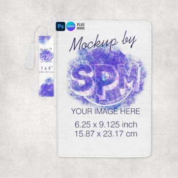 Sublimation Journal & Bookmark Mockup Gift Set