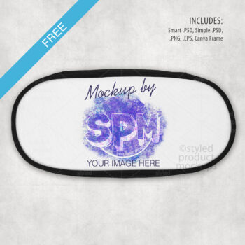 Free Fabric Pencil Holder Mockup