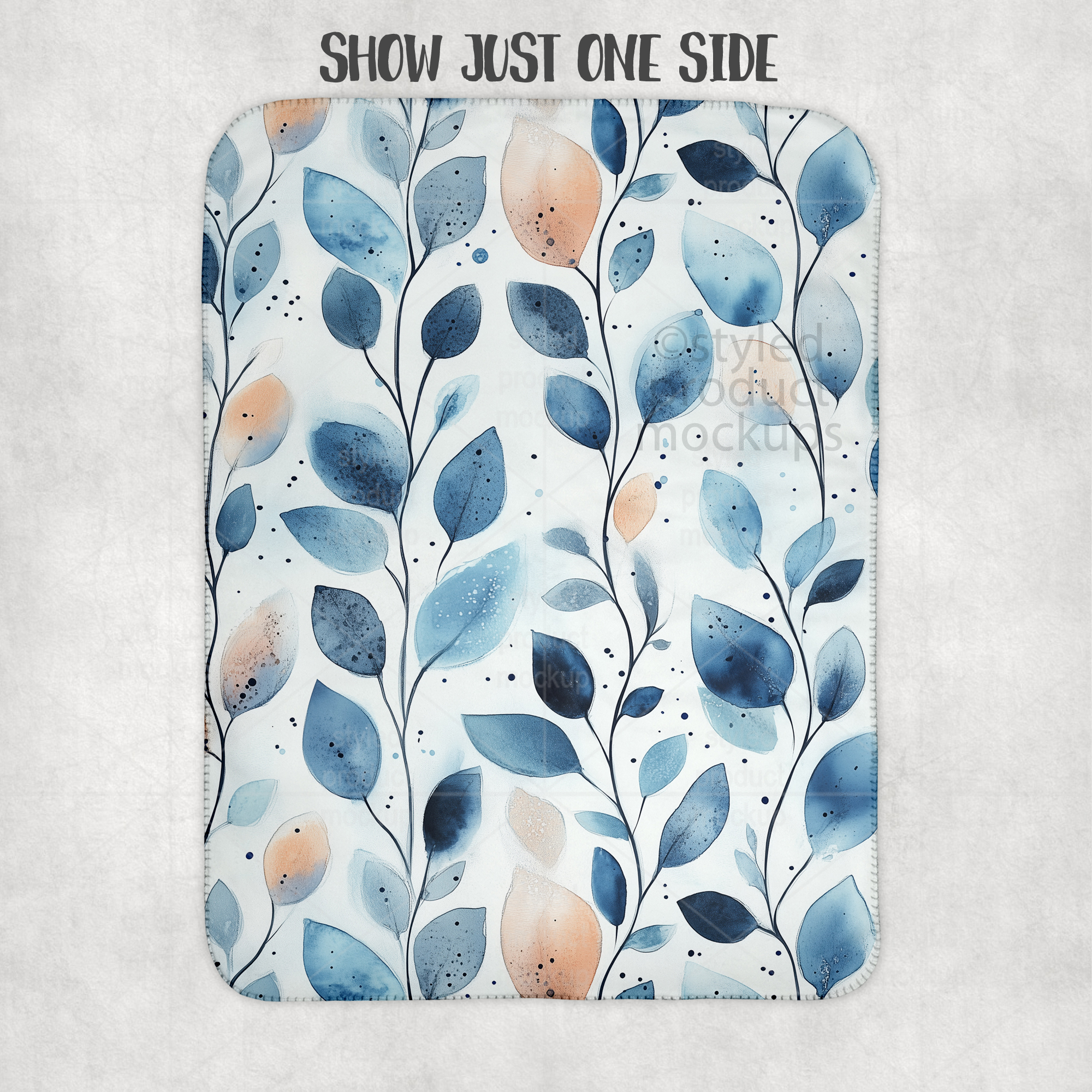 30x40 Sherpa Baby Blanket Mockup