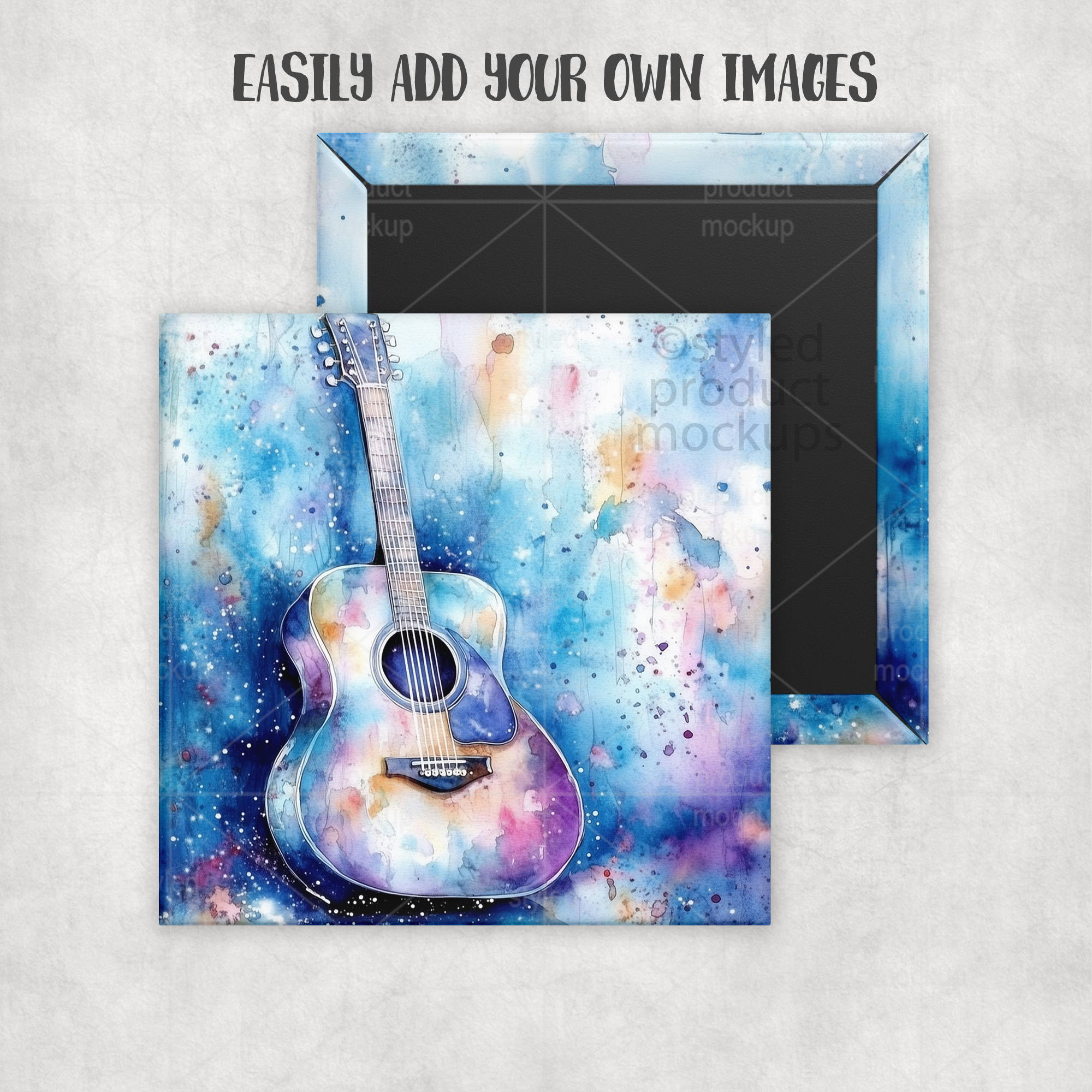 Square Magnet Mockup