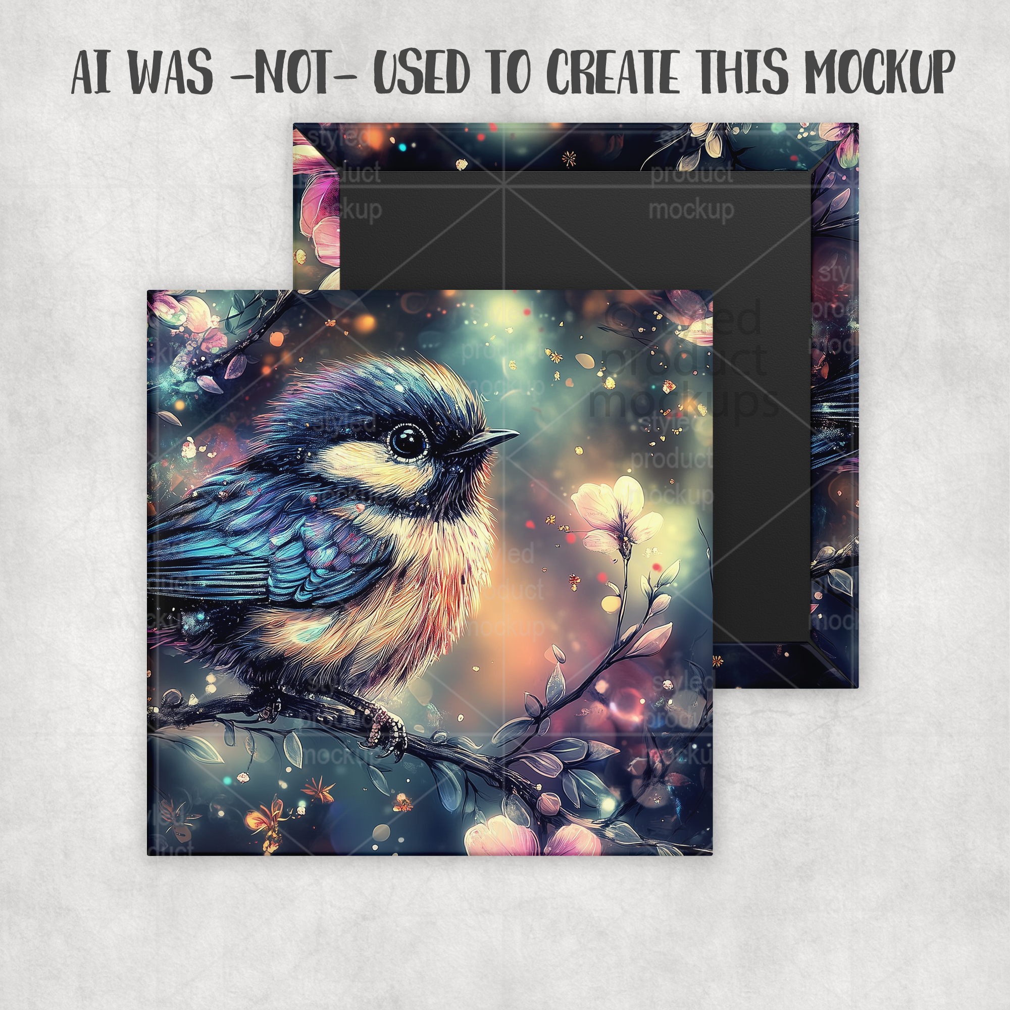 Square Magnet Mockup