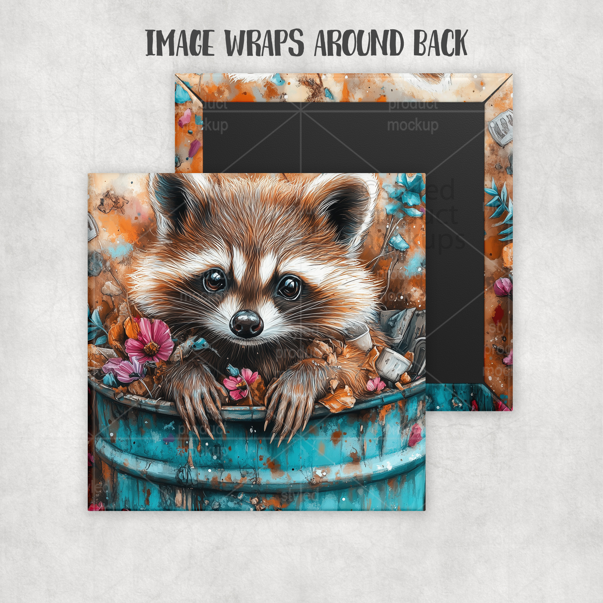 Square Magnet Mockup