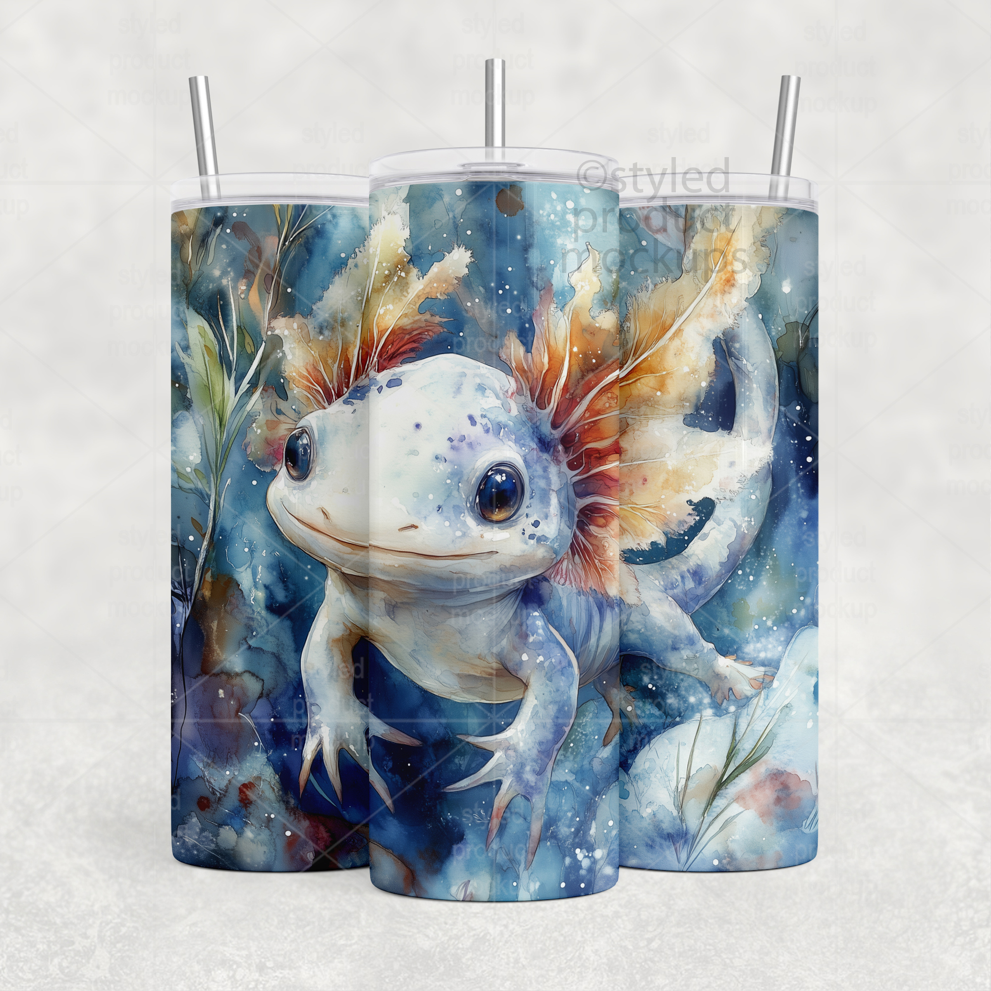 20oz Tumbler Full Wrap Mockup