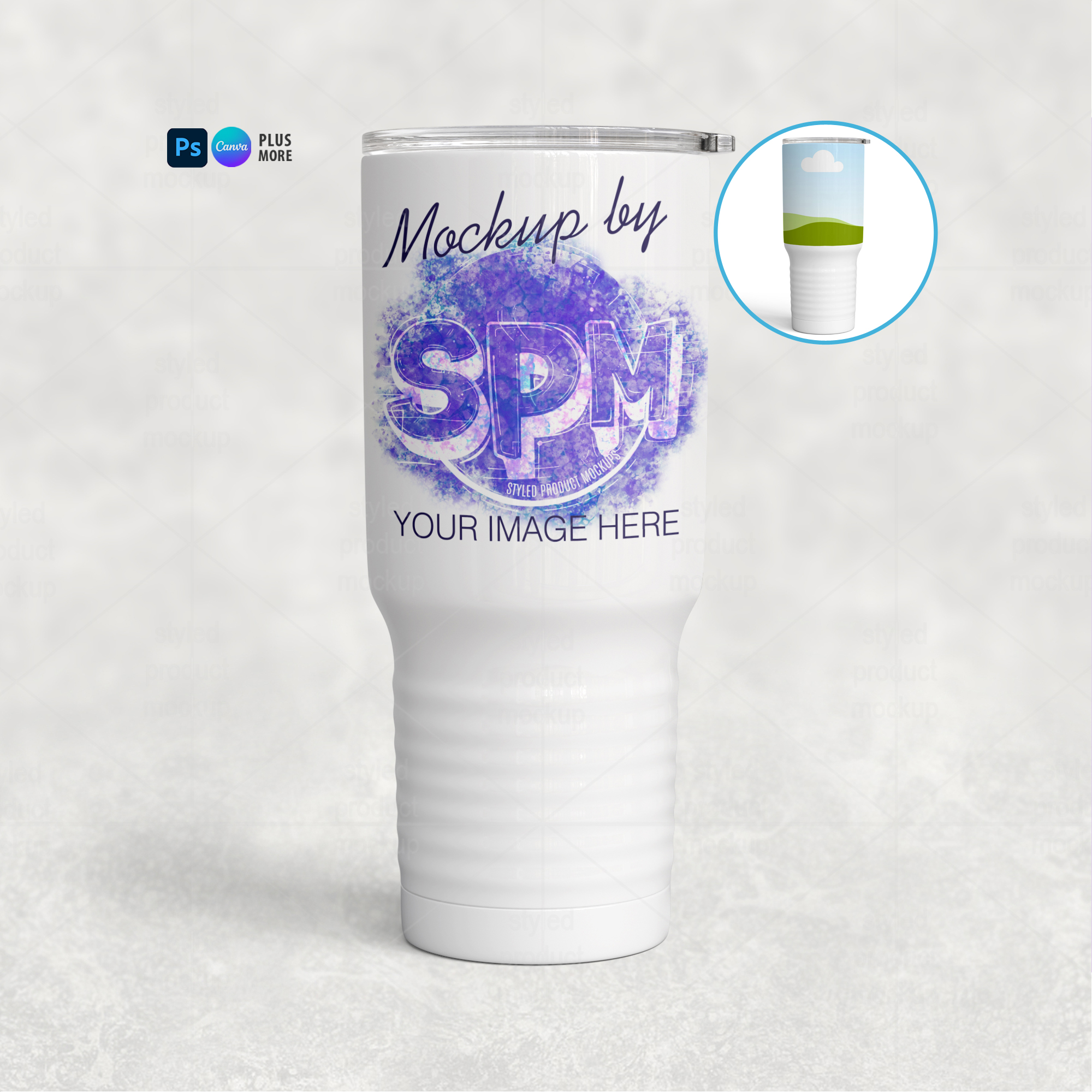 20oz Ringneck Tumbler Mockup