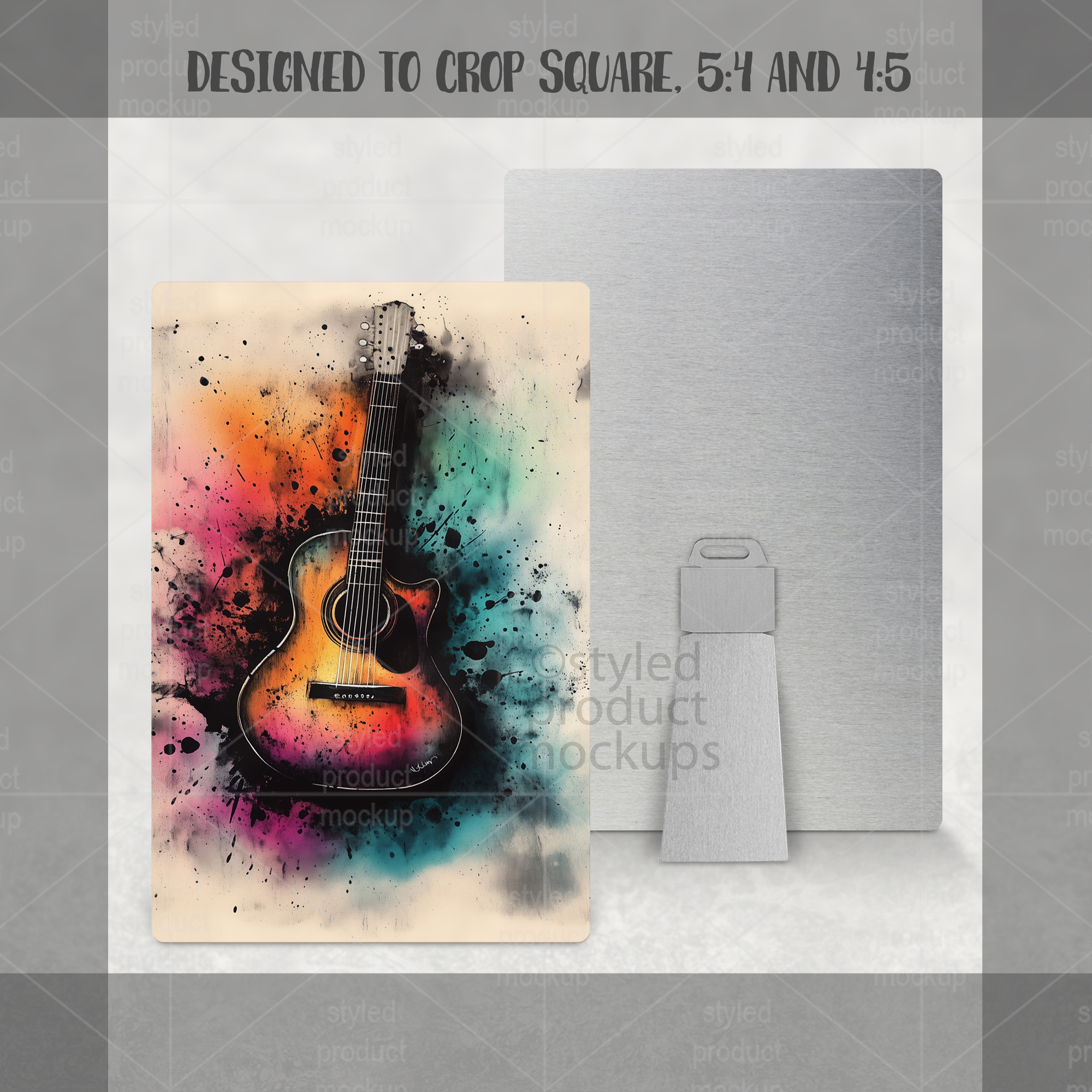 8x12 Aluminum Photo Panel Mockup