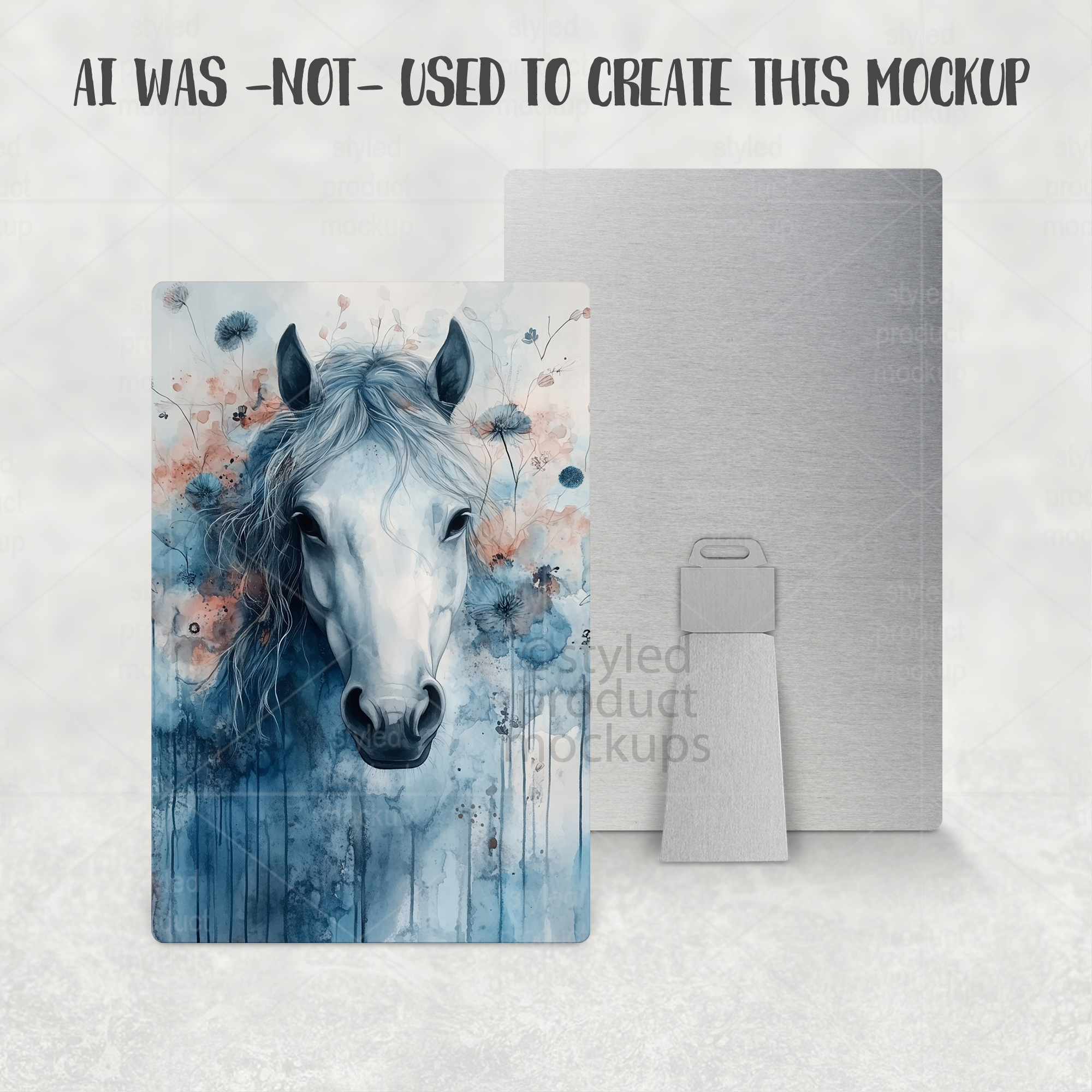 8x12 Aluminum Photo Panel Mockup