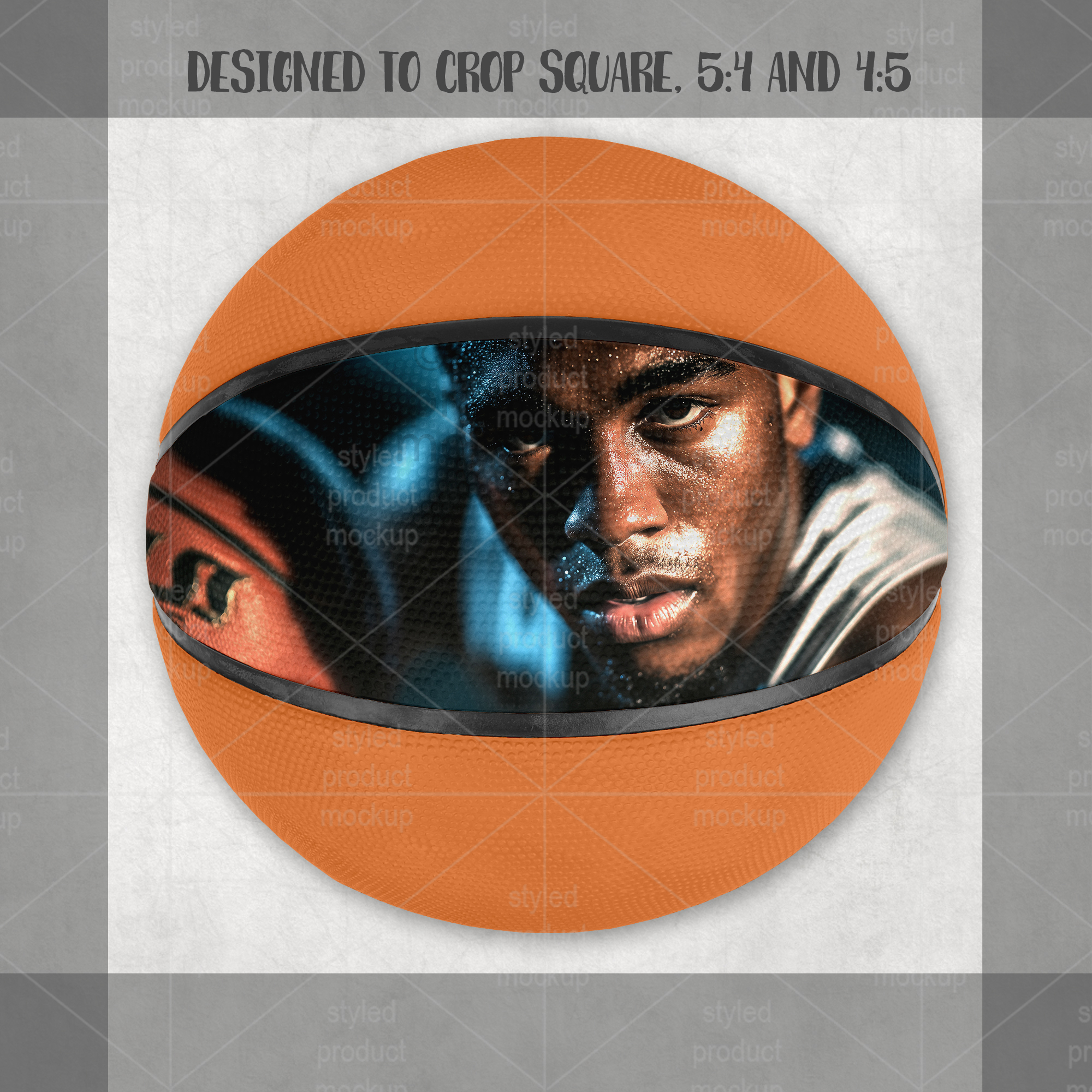 Basketball Panel Mockup