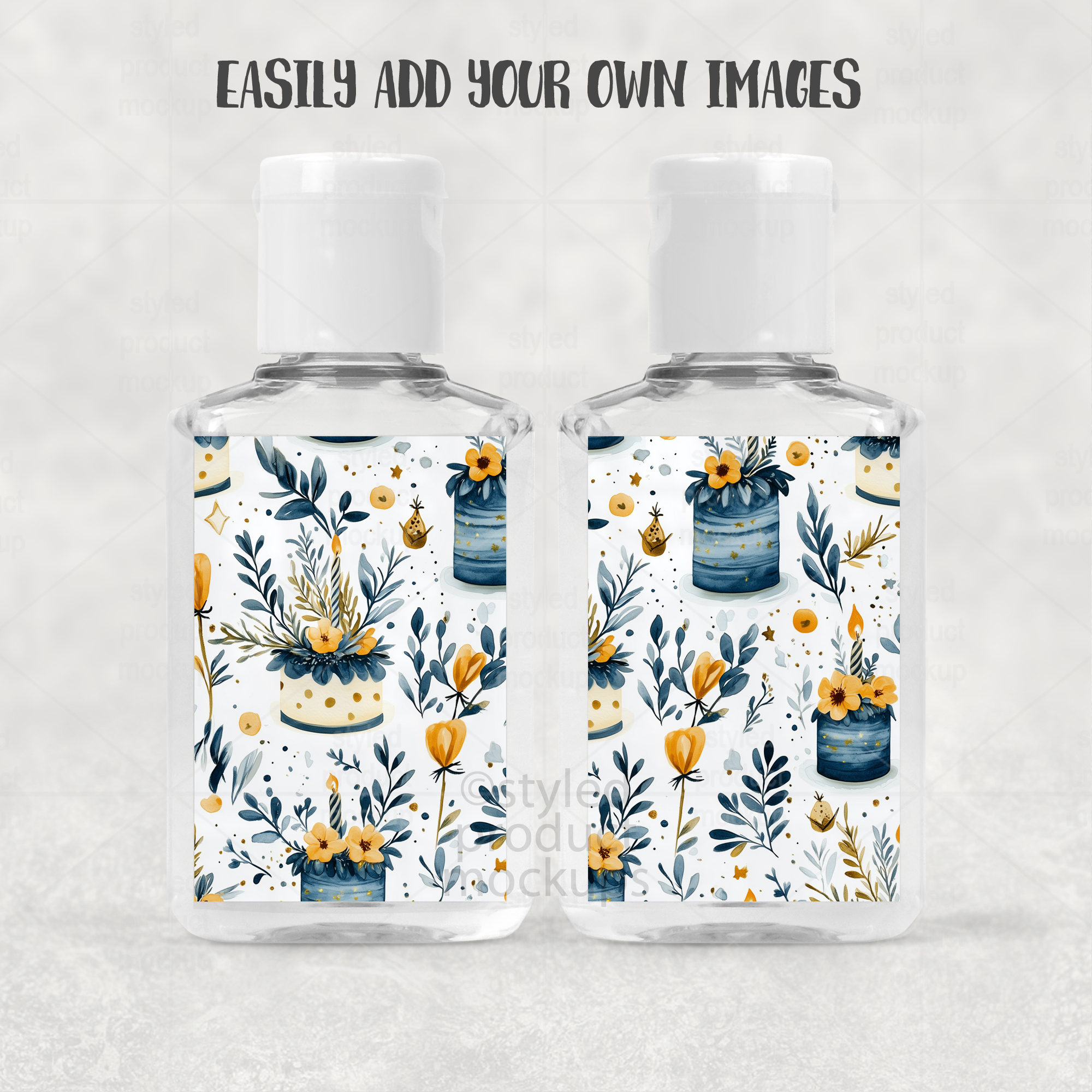 Hand Sanitizer Label Mockup