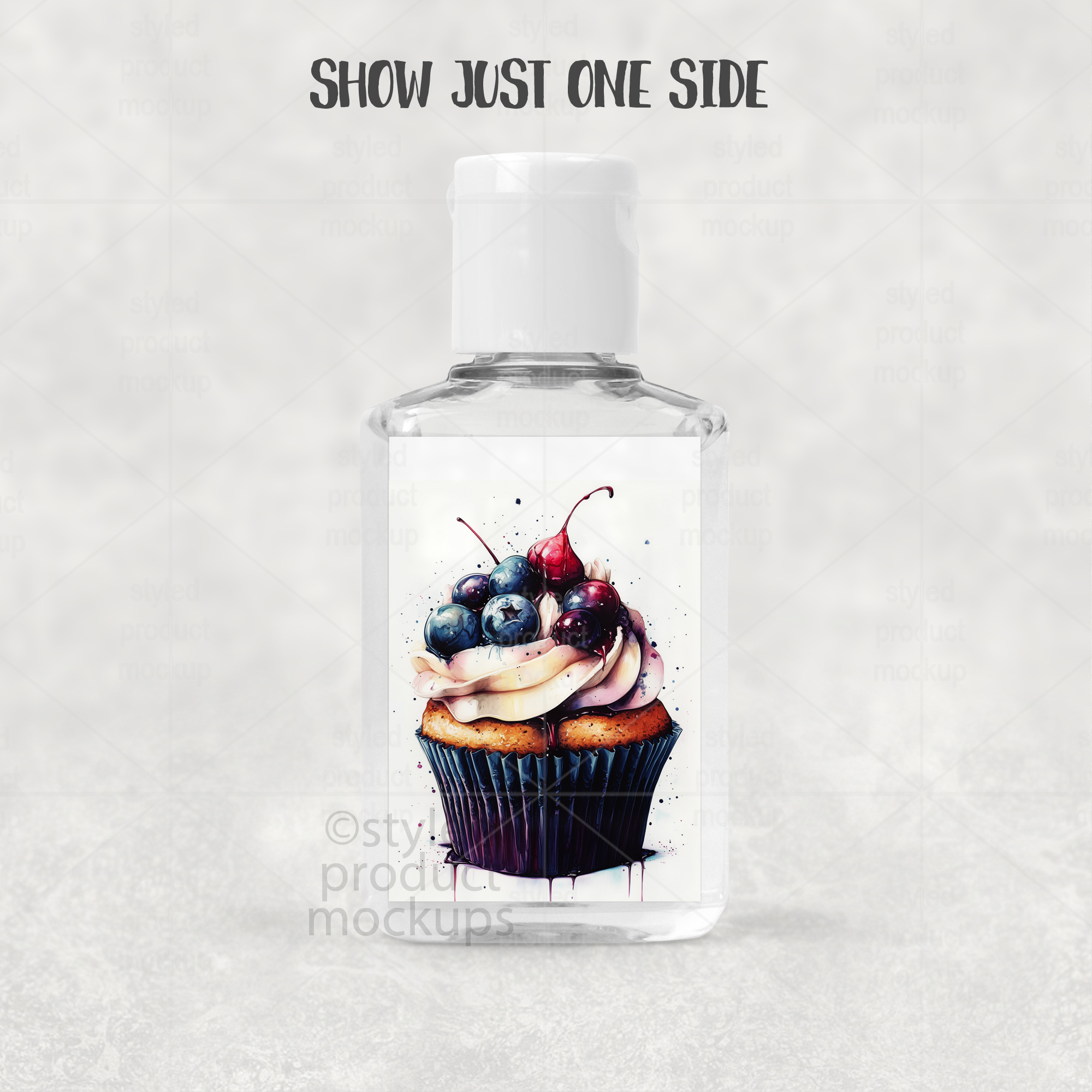 Hand Sanitizer Label Mockup