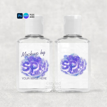 Hand Sanitizer Label Mockup