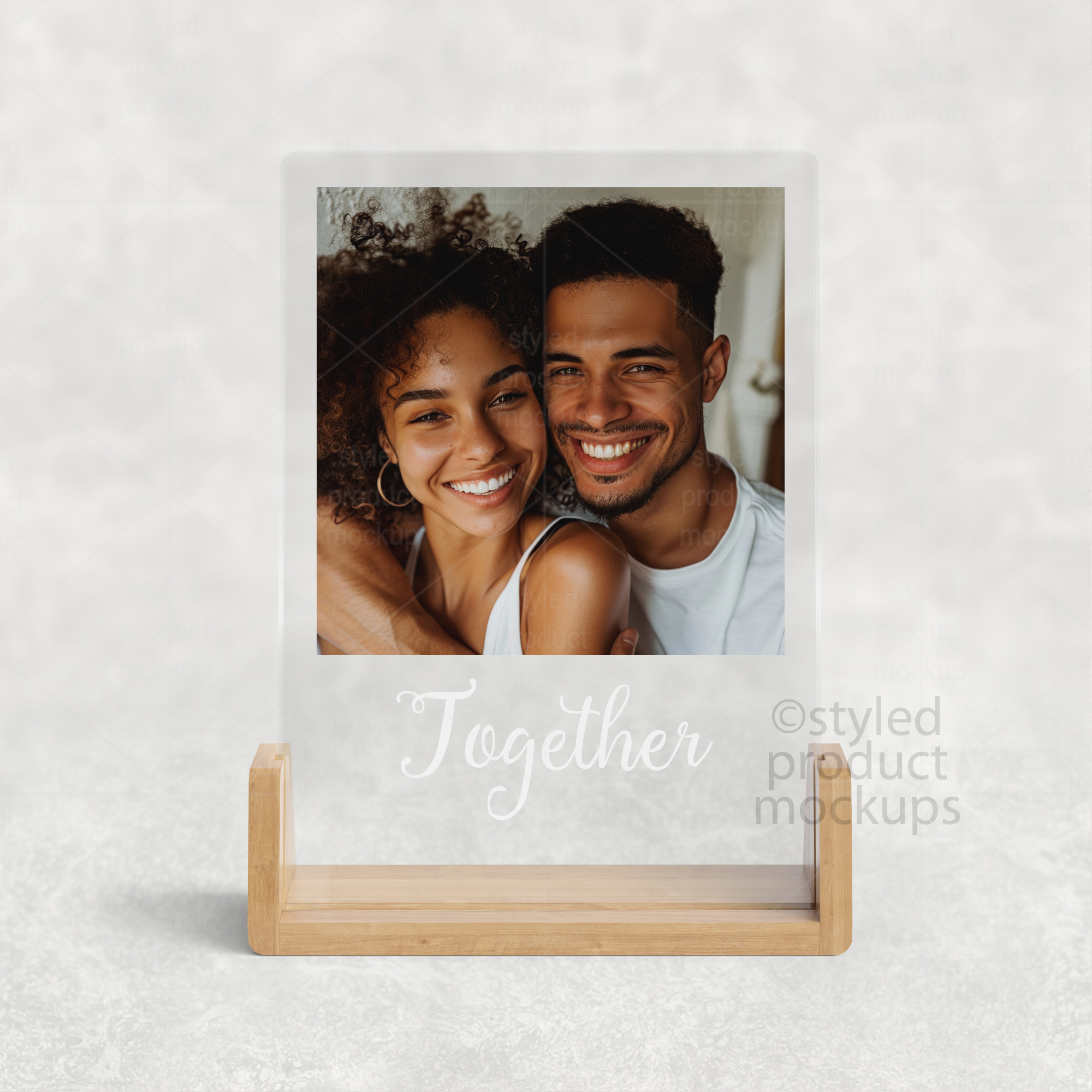 LED Acrylic Plaque Mockup